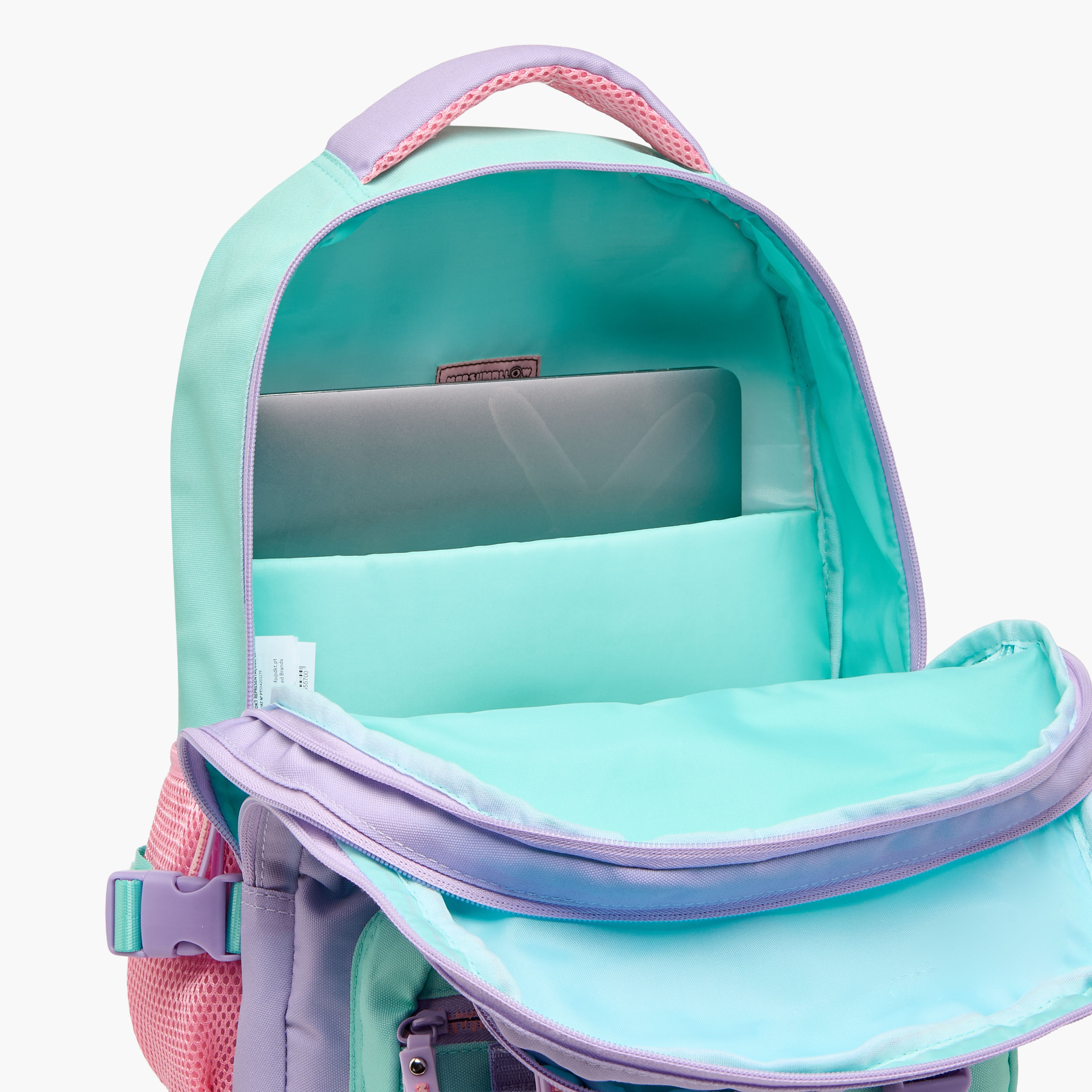 شنطة ظهر بقوالب ملونة وحمالات كتف قابلة للتعديل وسحاب إغلاق من مارشميلو - 33x43x16 سم-school-bagsandbackpacks-backpacks-image-7