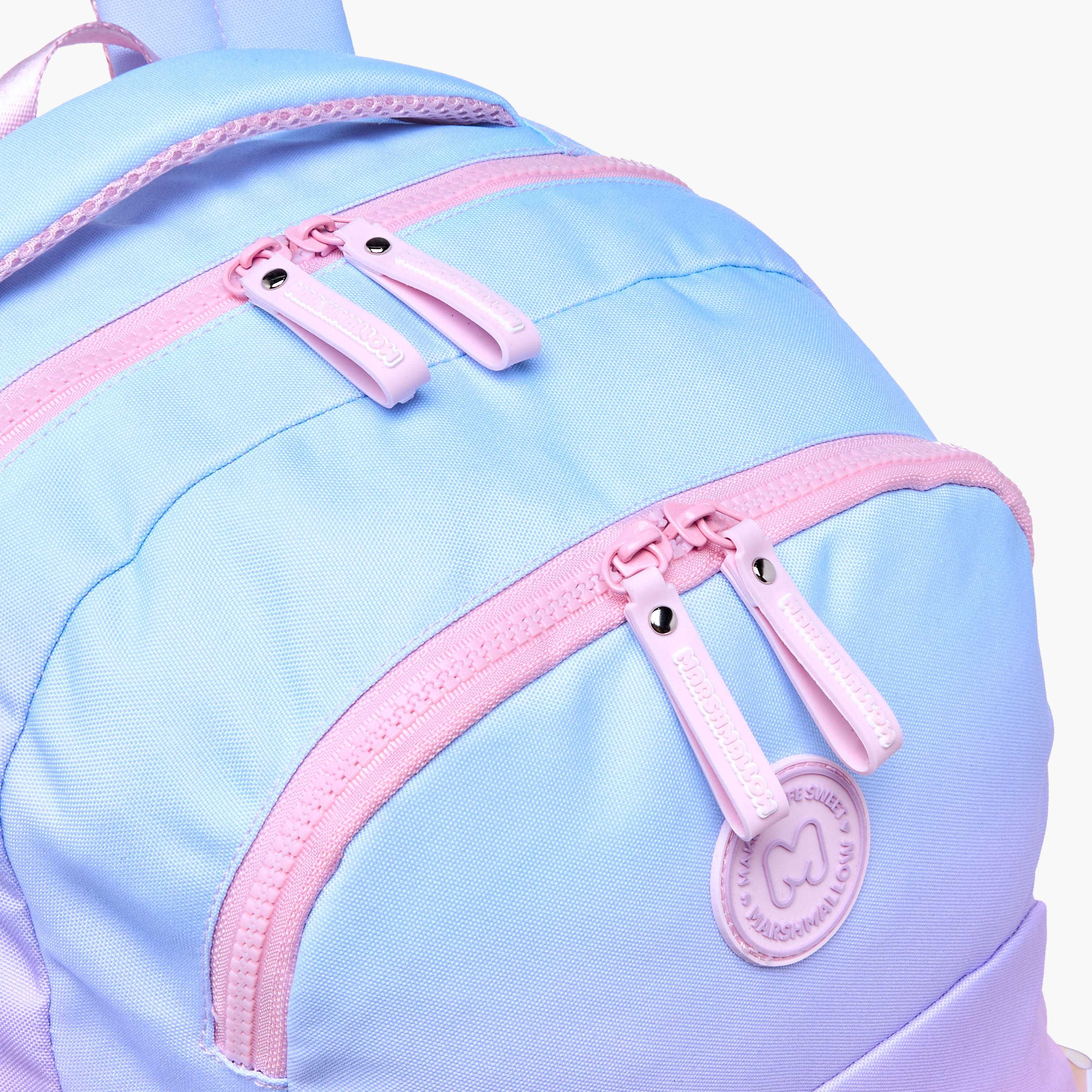 MARSHMALLOW Applique Patch Detail Backpack with Adjustable Shoulder Straps - 33x43x16 cm-school-bagsandbackpacks-backpacks-image-9