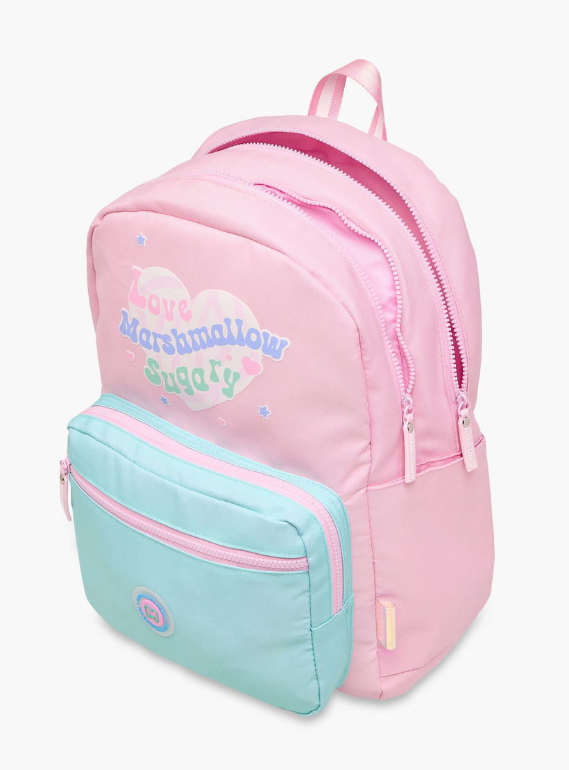شنطة ظهر بقوالب ملونة وأحزمة كتف قابلة للتعديل من مارشميلو - 33x43x16 سم-school-bagsandbackpacks-backpacks-image-10