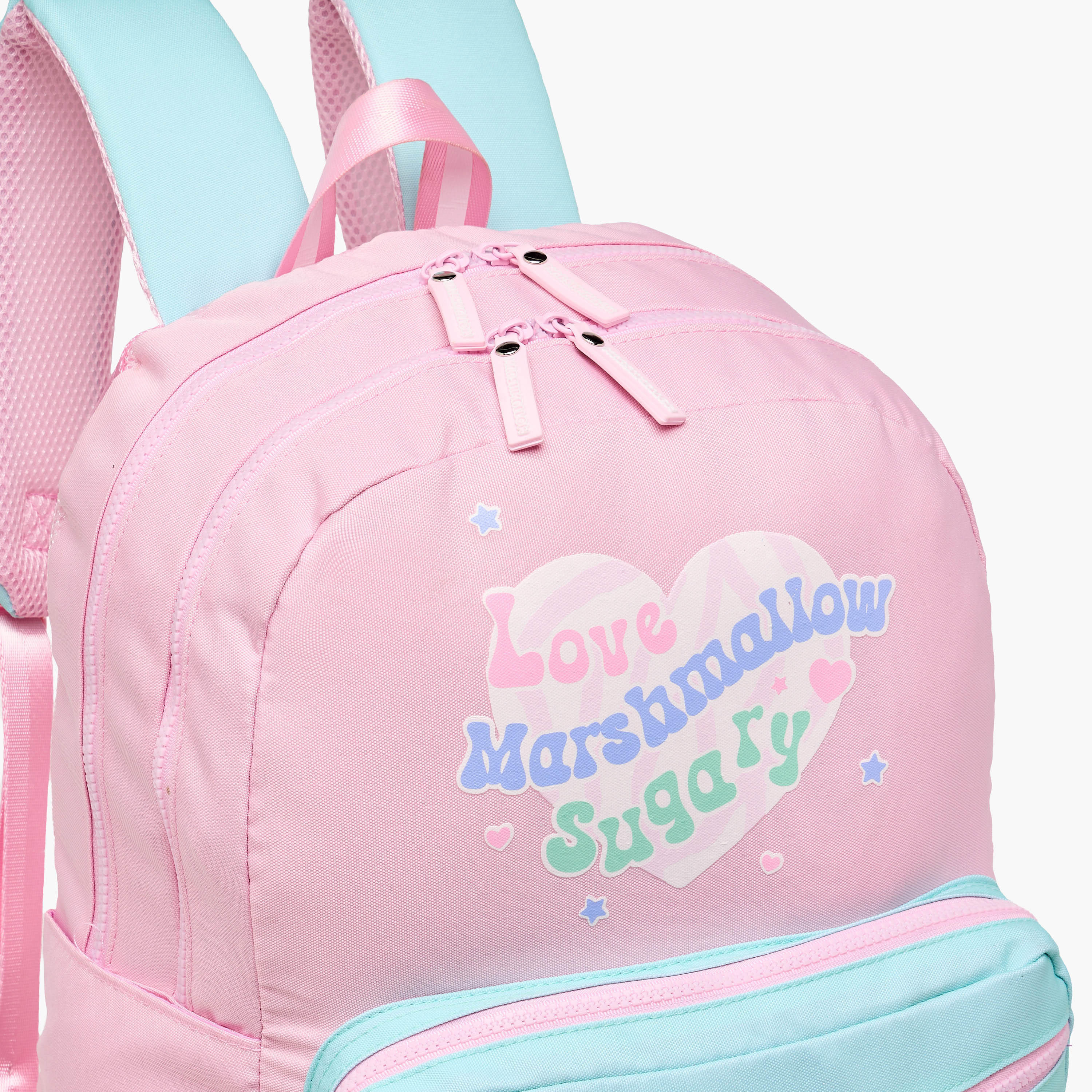 MARSHMALLOW Colourblock Backpack with Adjustable Shoulder Straps - 33x43x16 cms-school-bagsandbackpacks-backpacks-image-7