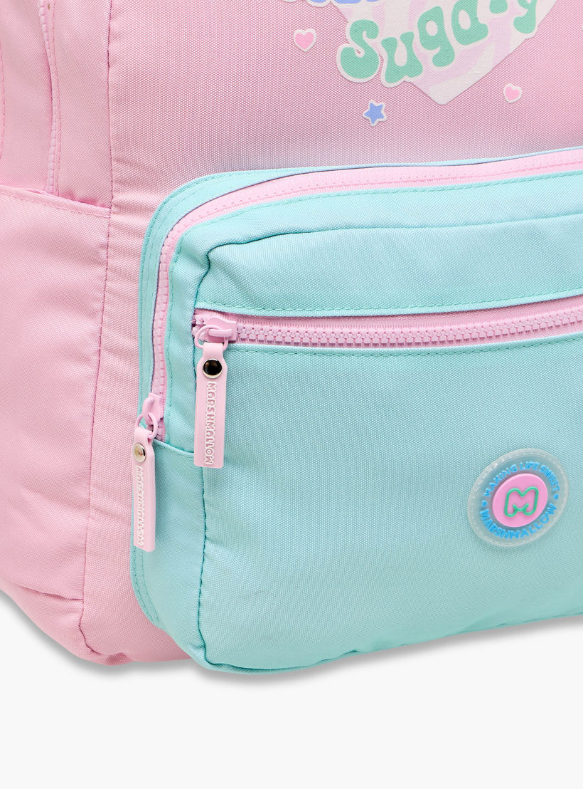 شنطة ظهر بقوالب ملونة وأحزمة كتف قابلة للتعديل من مارشميلو - 33x43x16 سم-school-bagsandbackpacks-backpacks-image-8