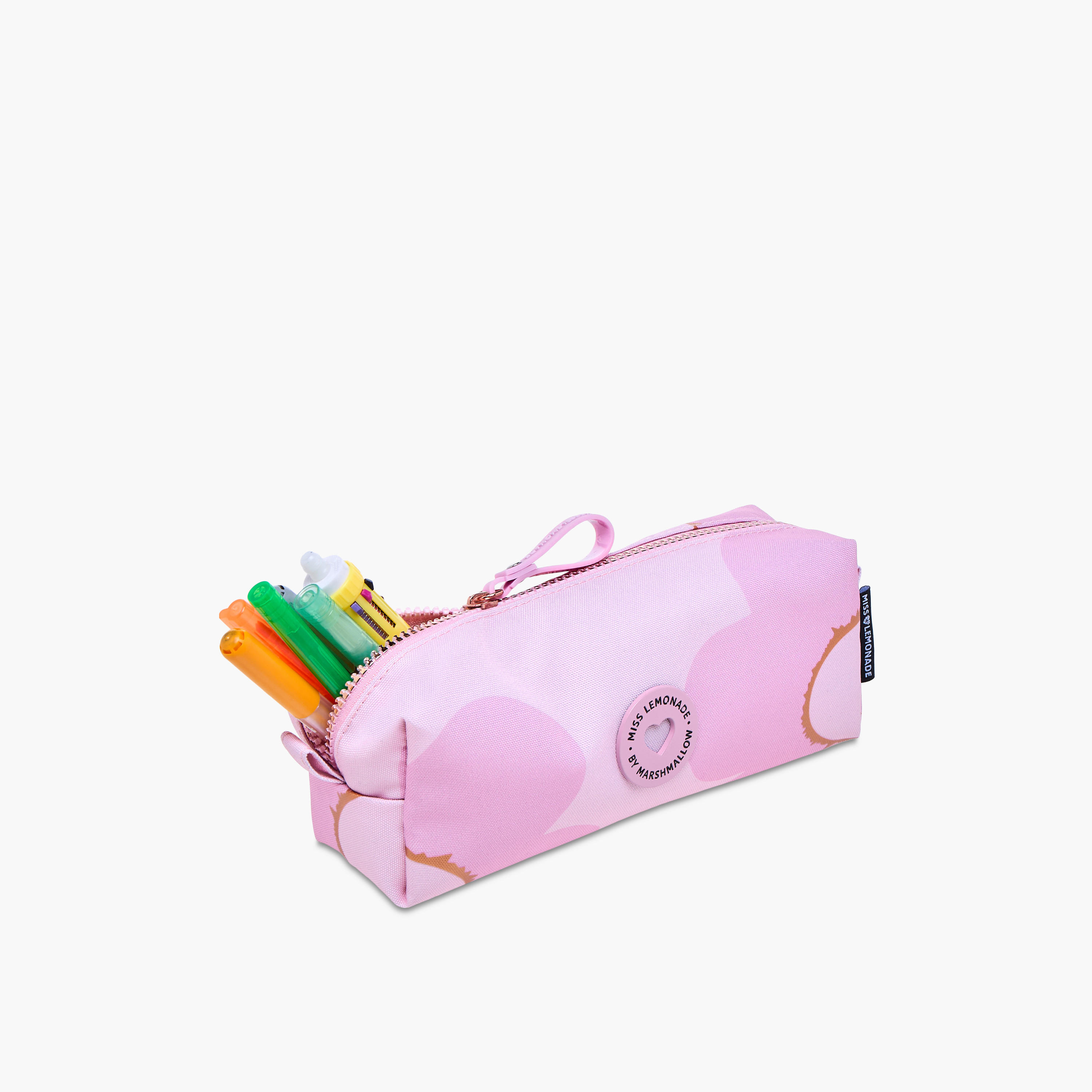 MISS LEMONADE Floral Print Pencil Pouch with Zip Closure-school-stationery-pencilcases-image-5