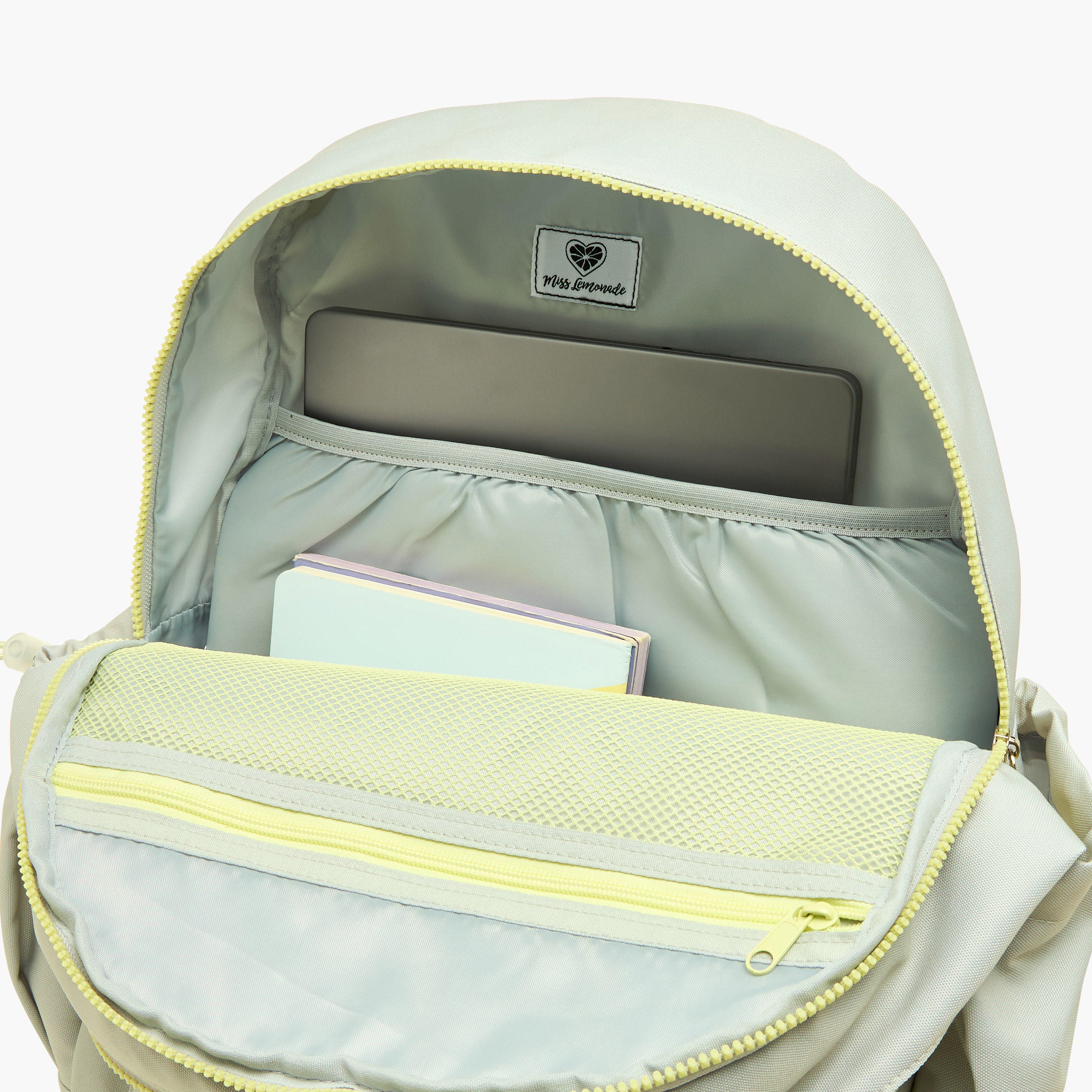 MISS LEMONADE Printed Backpack with Adjustable Shoulder Straps and Zip Closure - 33x43x16 cms-school-bagsandbackpacks-backpacks-image-9
