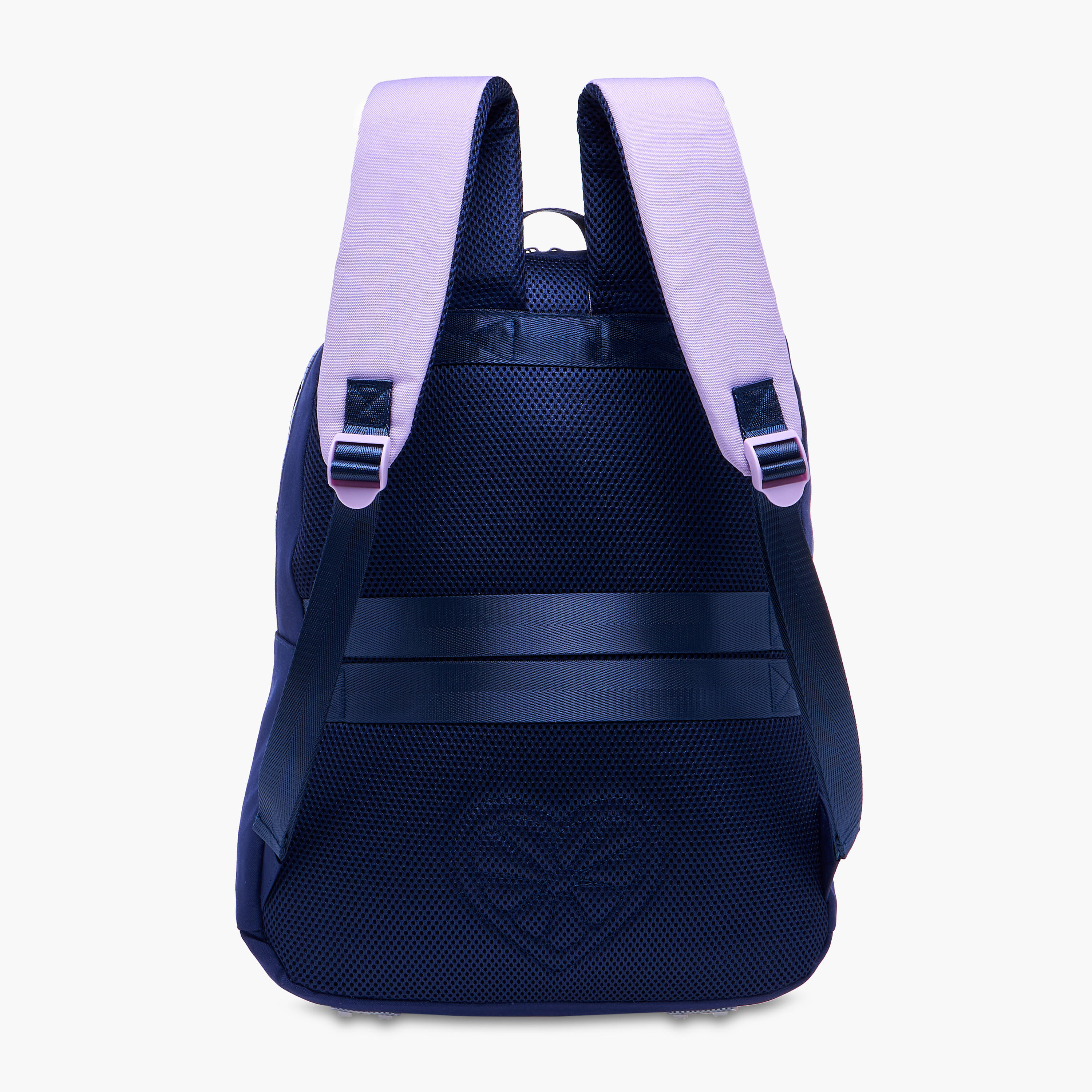 MISS LEMONADE Meshy Solid Backpack with Adjustable Straps and Zip Closure - 33x43x16 cms-school-bagsandbackpacks-backpacks-image-7