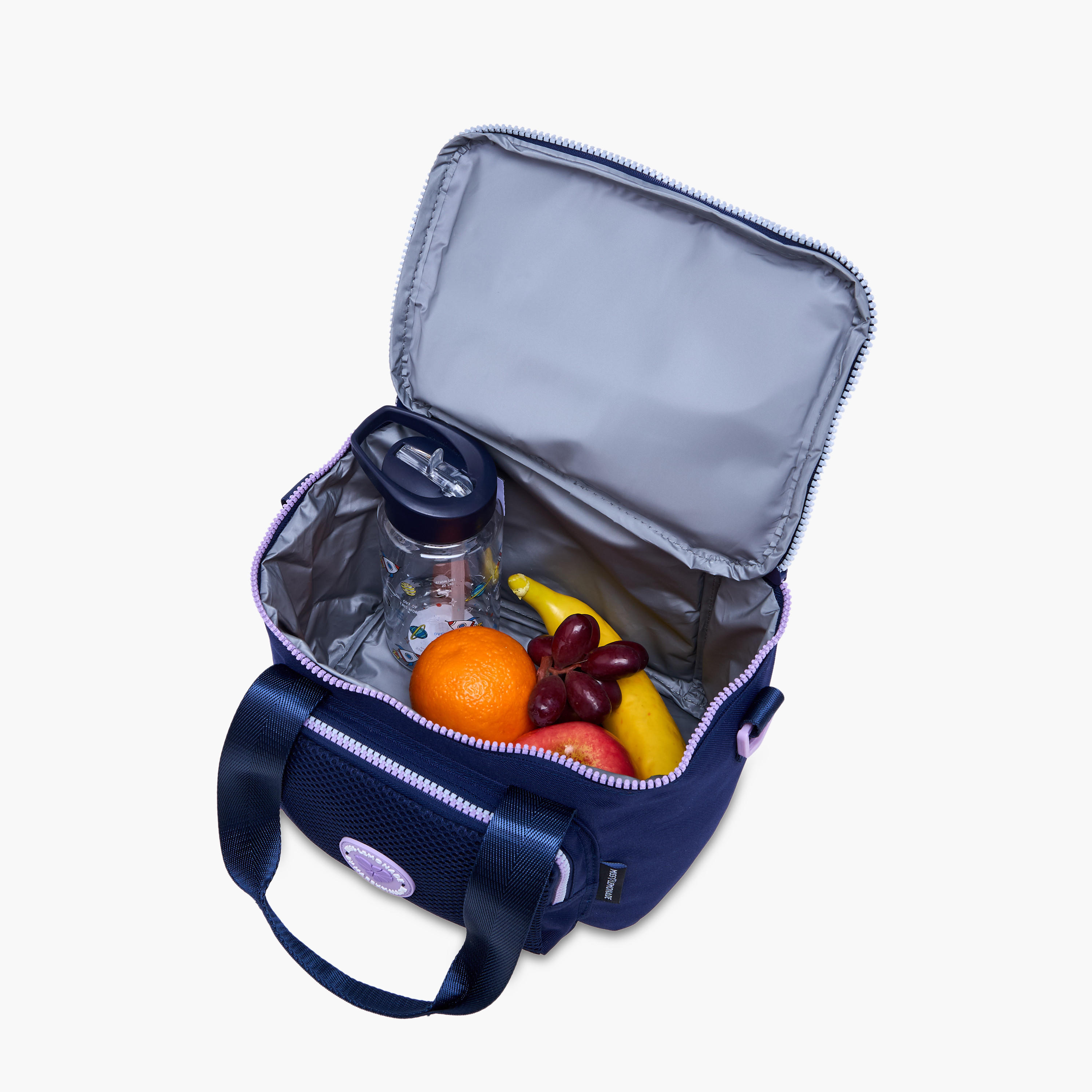 MISS LEMONADE Meshy Solid Lunch Bag with Zip Closure-school-lunchessentials-lunchbags-image-7