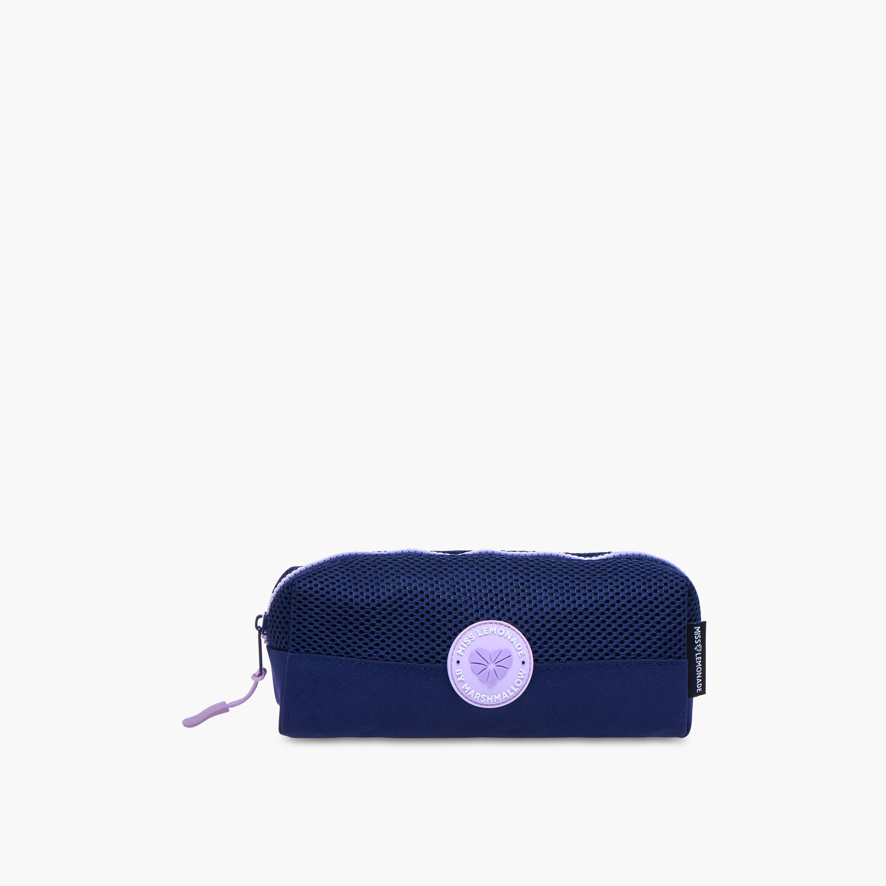 MISS LEMONADE Meshy Solid Pencil Pouch with Zip Closure-school-stationery-pencilcases-image-1