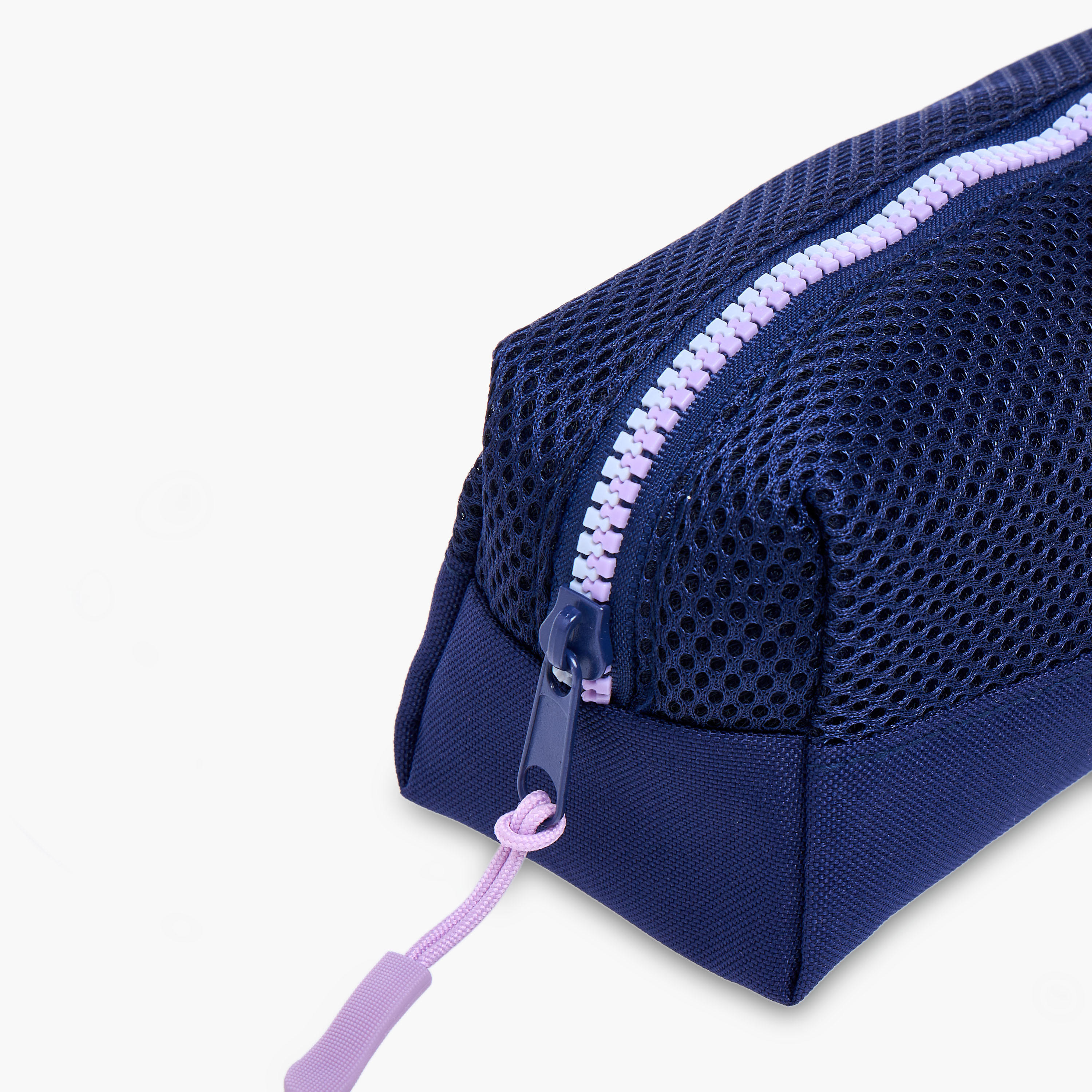 MISS LEMONADE Meshy Solid Pencil Pouch with Zip Closure-school-stationery-pencilcases-image-3
