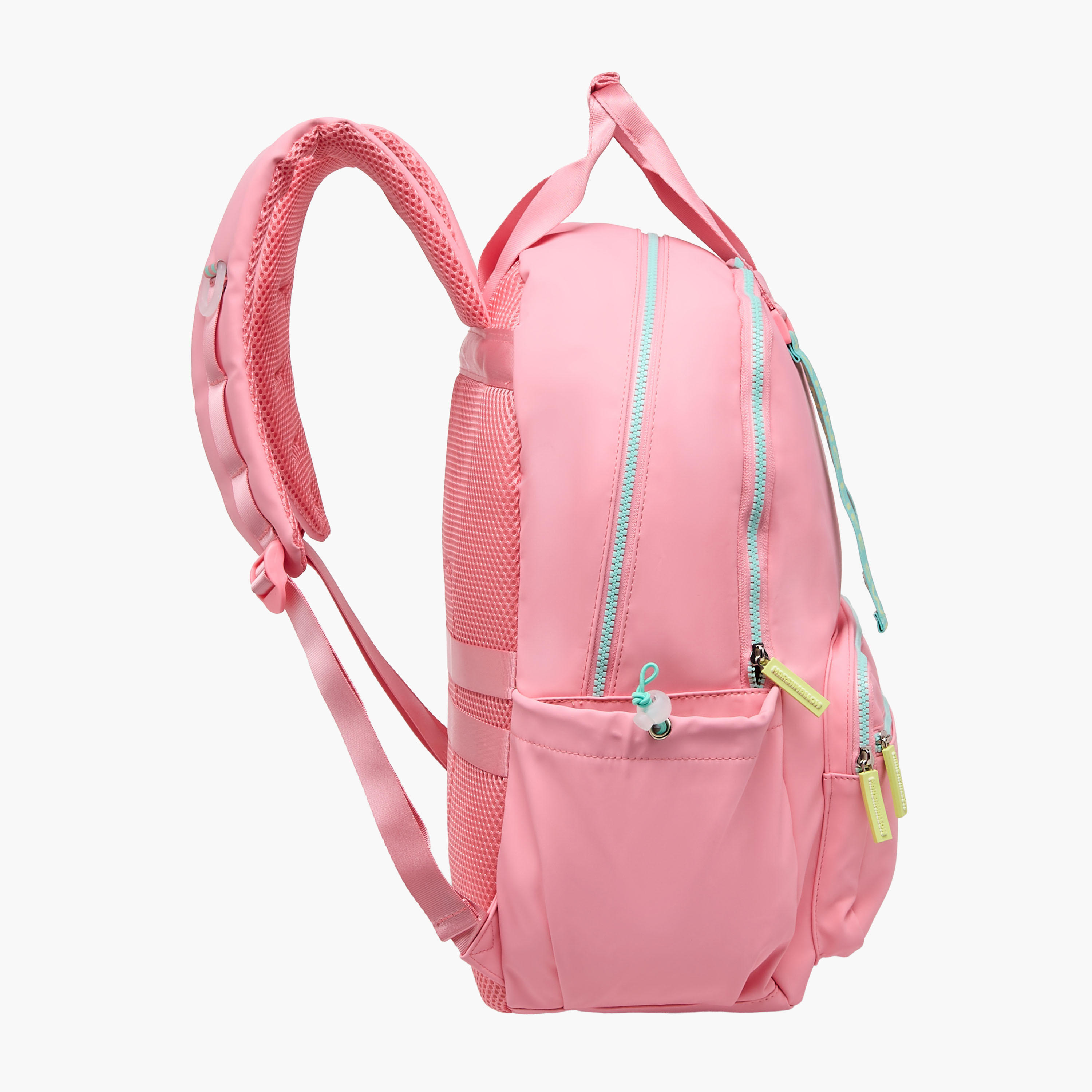 MARSHMALLOW Solid Backpack with Adjustable Straps and Zip Closure - 33x43x16 cms-school-bagsandbackpacks-backpacks-image-3