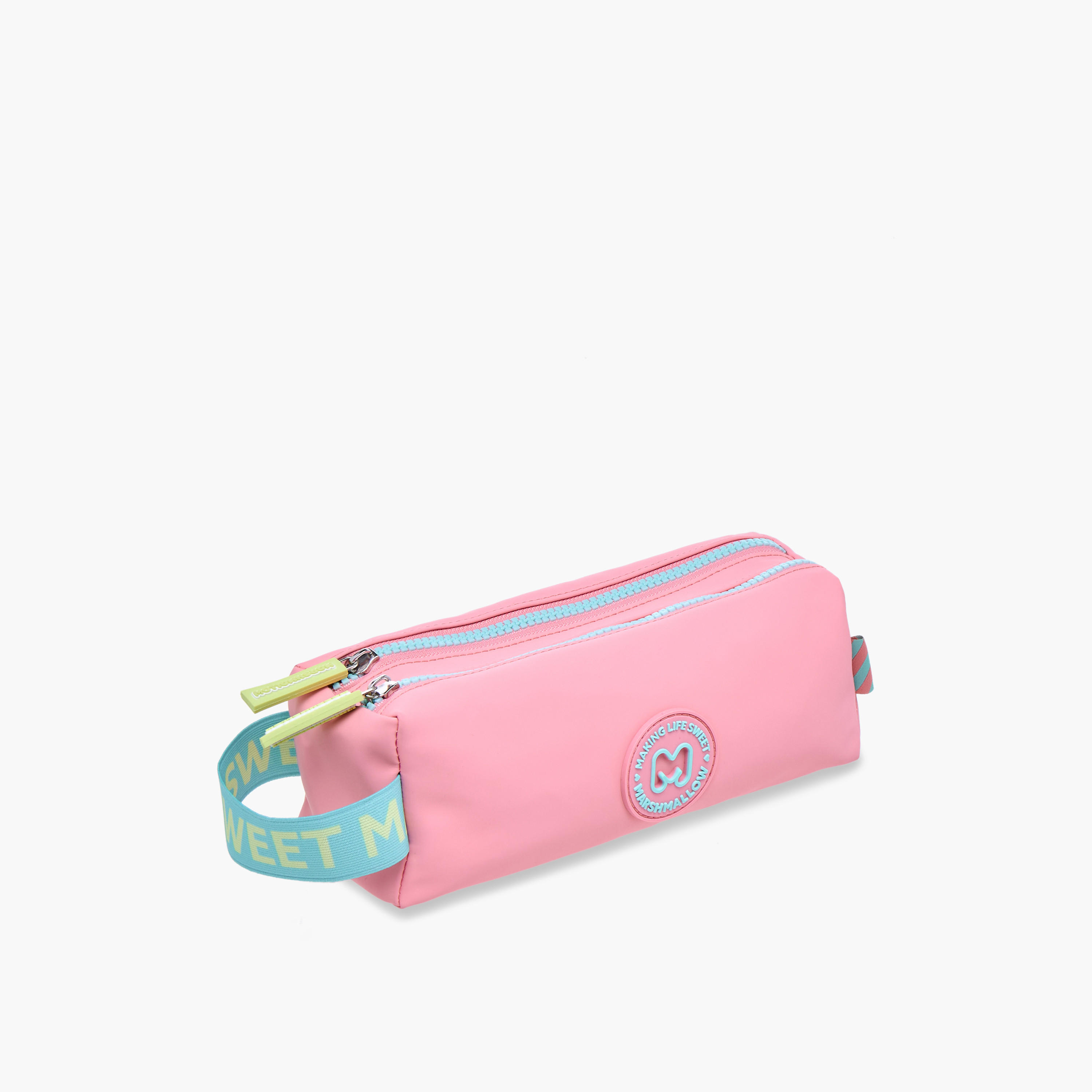 MARSHMALLOW Solid Pencil Pouch with Zip Closure-school-stationery-pencilcases-image-2