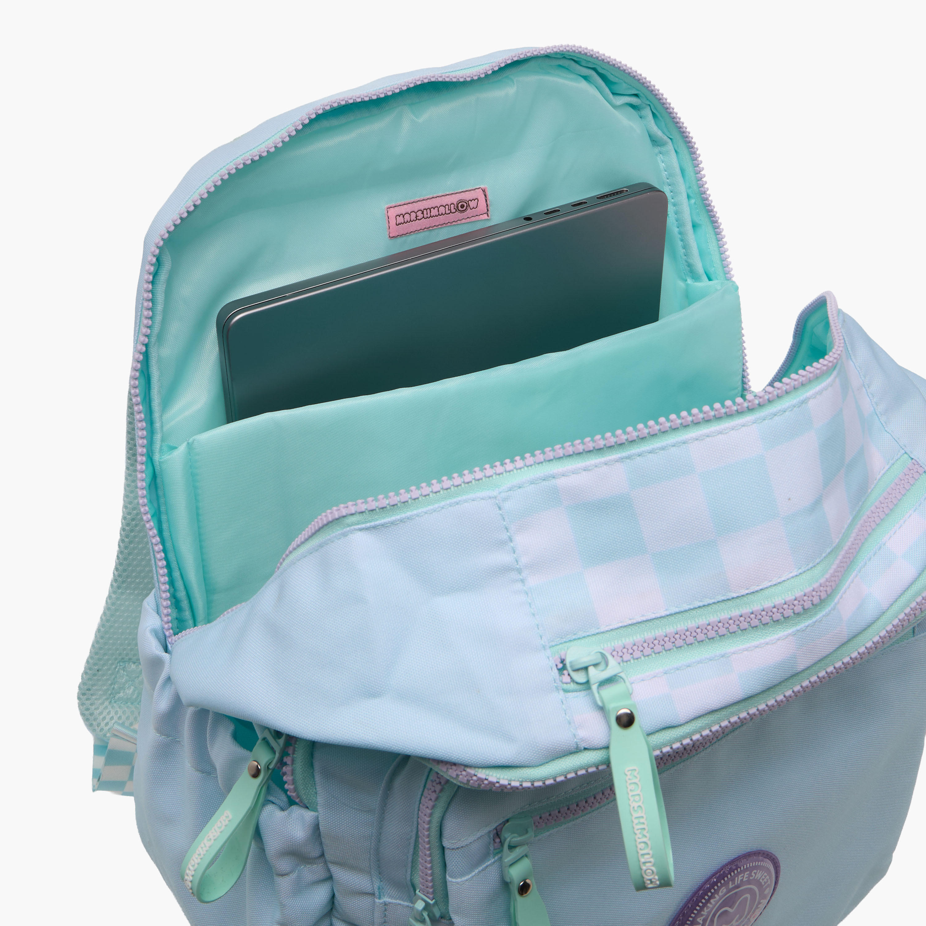 شنطة ظهر سادة بسحّاب إغلاق وحمّالات قابلة للتعديل من مارشملو - 33×43×16 سم-school-bagsandbackpacks-backpacks-image-8
