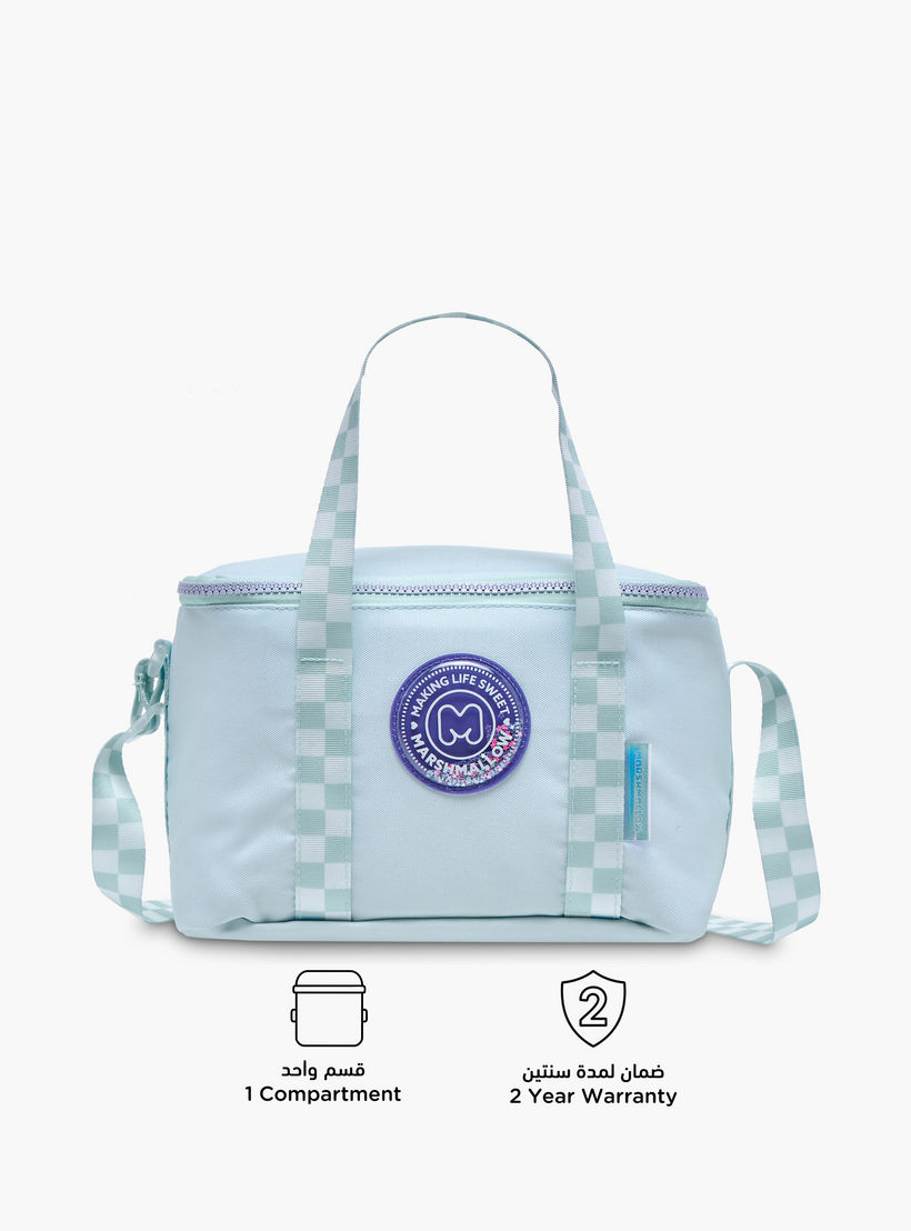 شنطة غداء سادة بسحّاب إغلاق وحمّالة قابلة للتعديل من مارشملو-school-lunchessentials-lunchbags-image-4