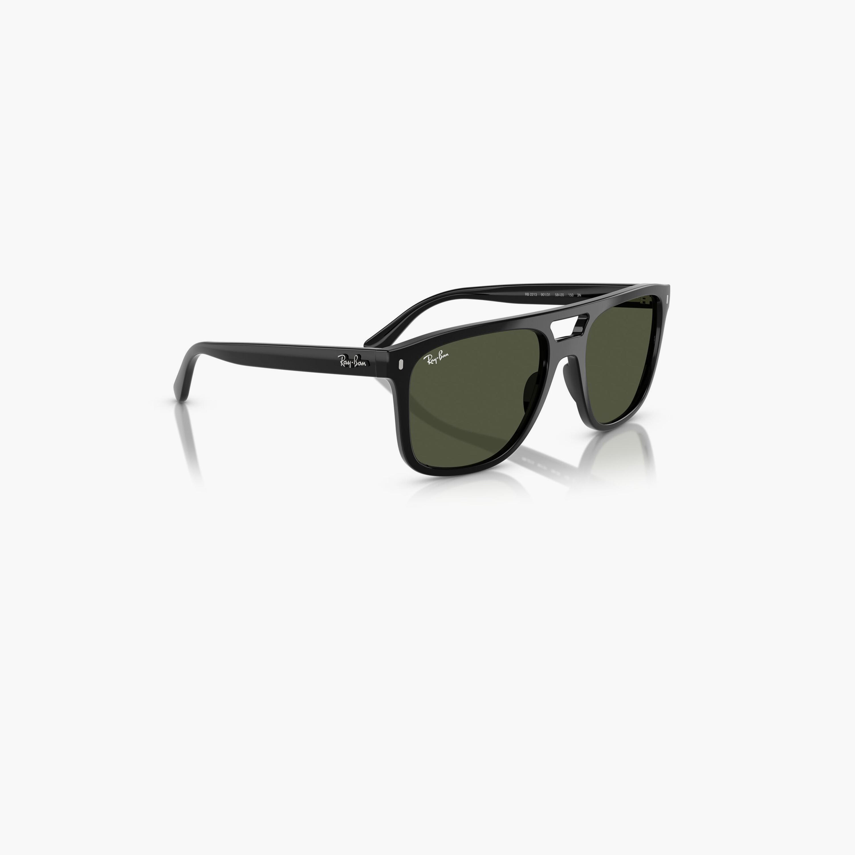 ريبان- نظارة شمسية مربعة خضراء مقاس 58 مم - 0RB2213-men-sunglasses-image-3