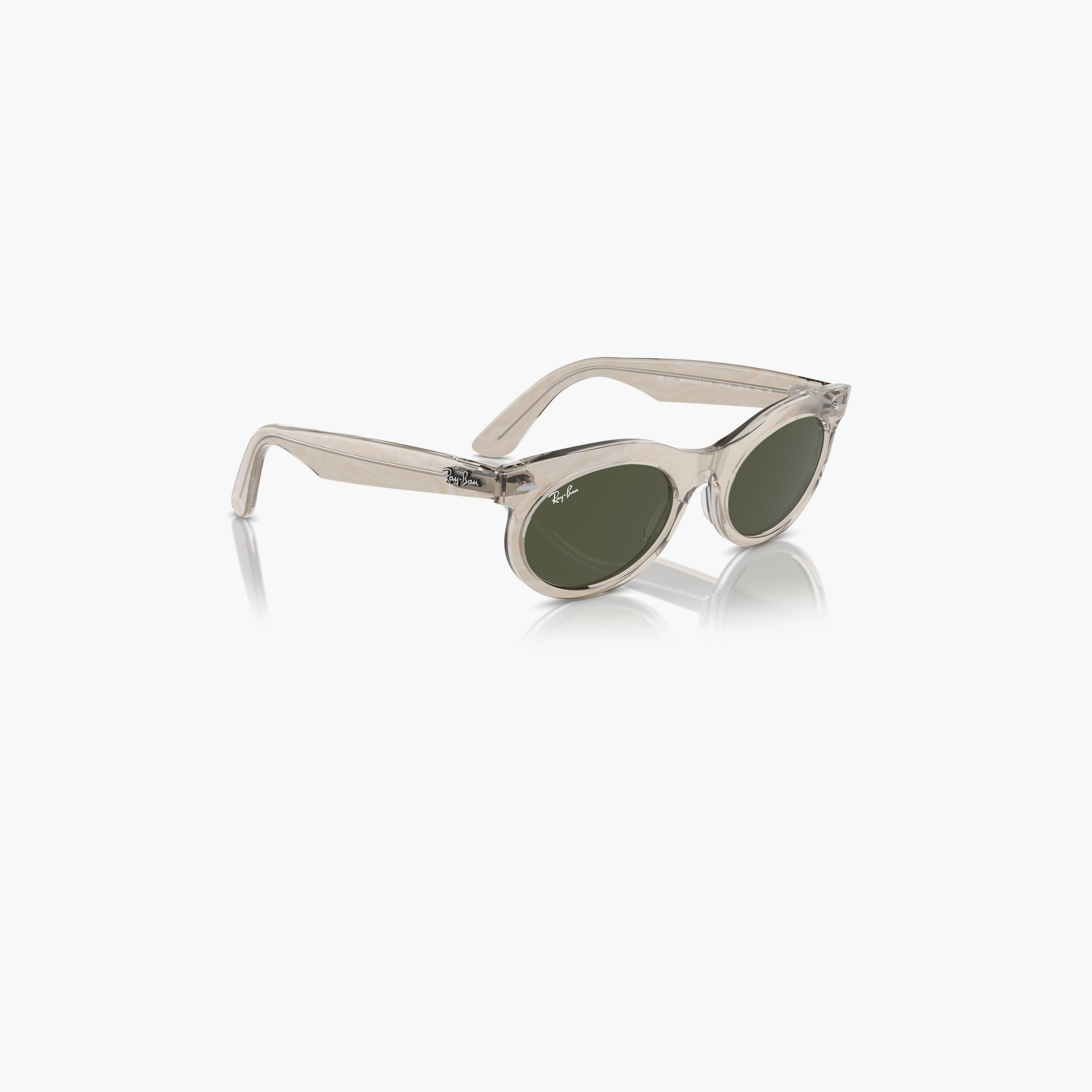 Ray-Ban 53MM Green Wayfarer Oval Sunglasses - 0RB2242-men-sunglasses-image-3