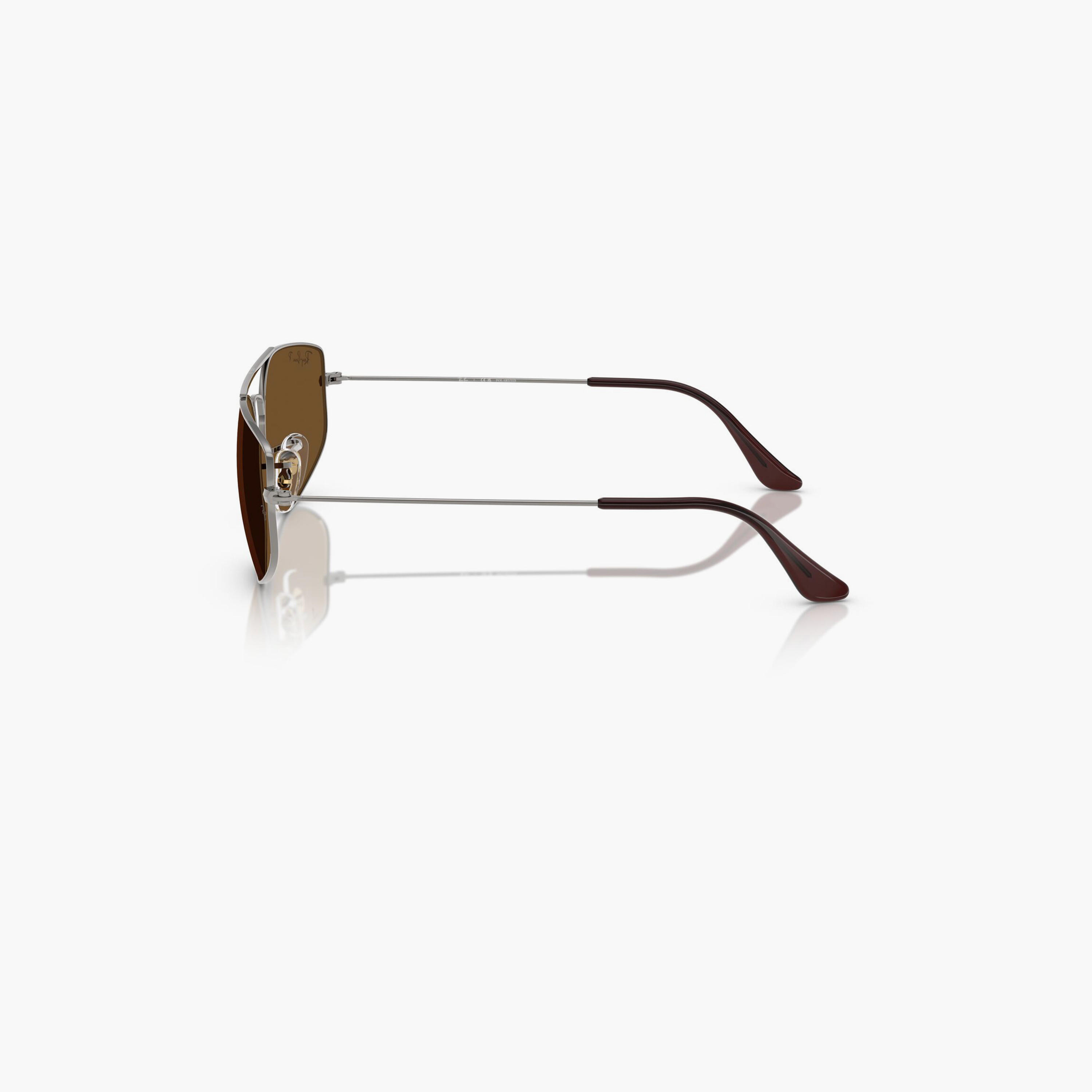 Ray-Ban Explorer V Polarized 57MM Brown Navigator Sunglasses - 0RB3845-men-sunglasses-image-5