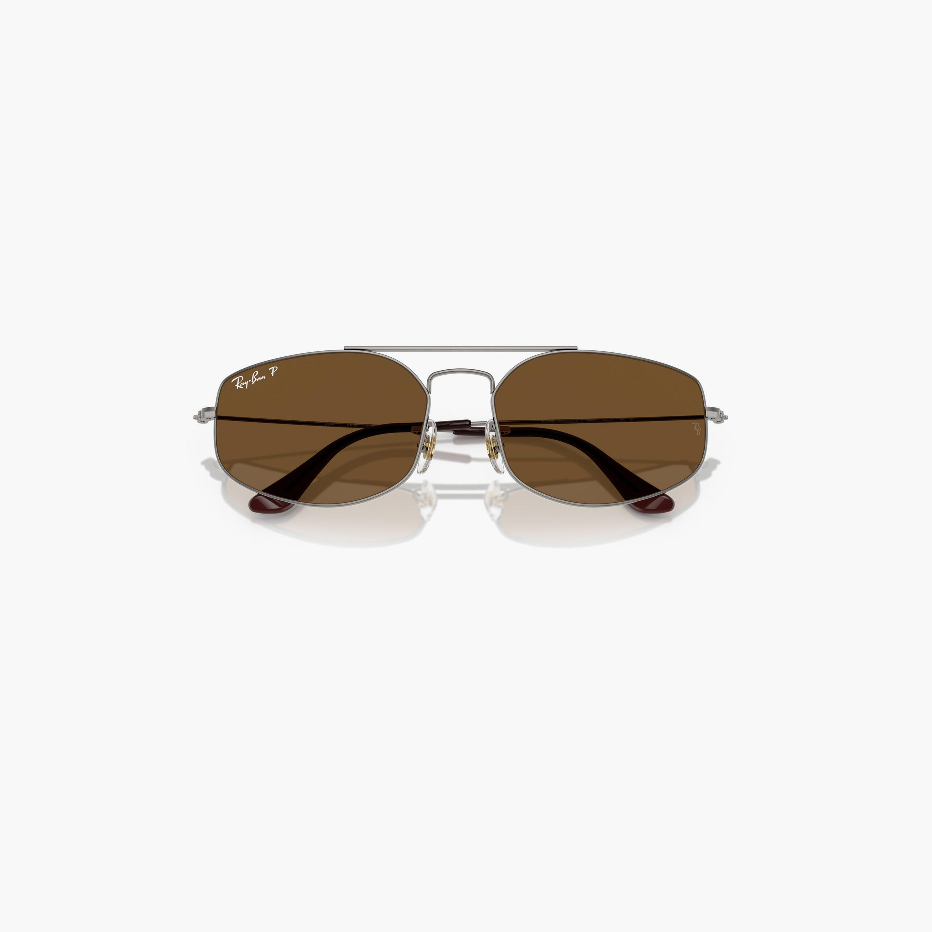 Ray-Ban Explorer V Polarized 57MM Brown Navigator Sunglasses - 0RB3845-men-sunglasses-image-7