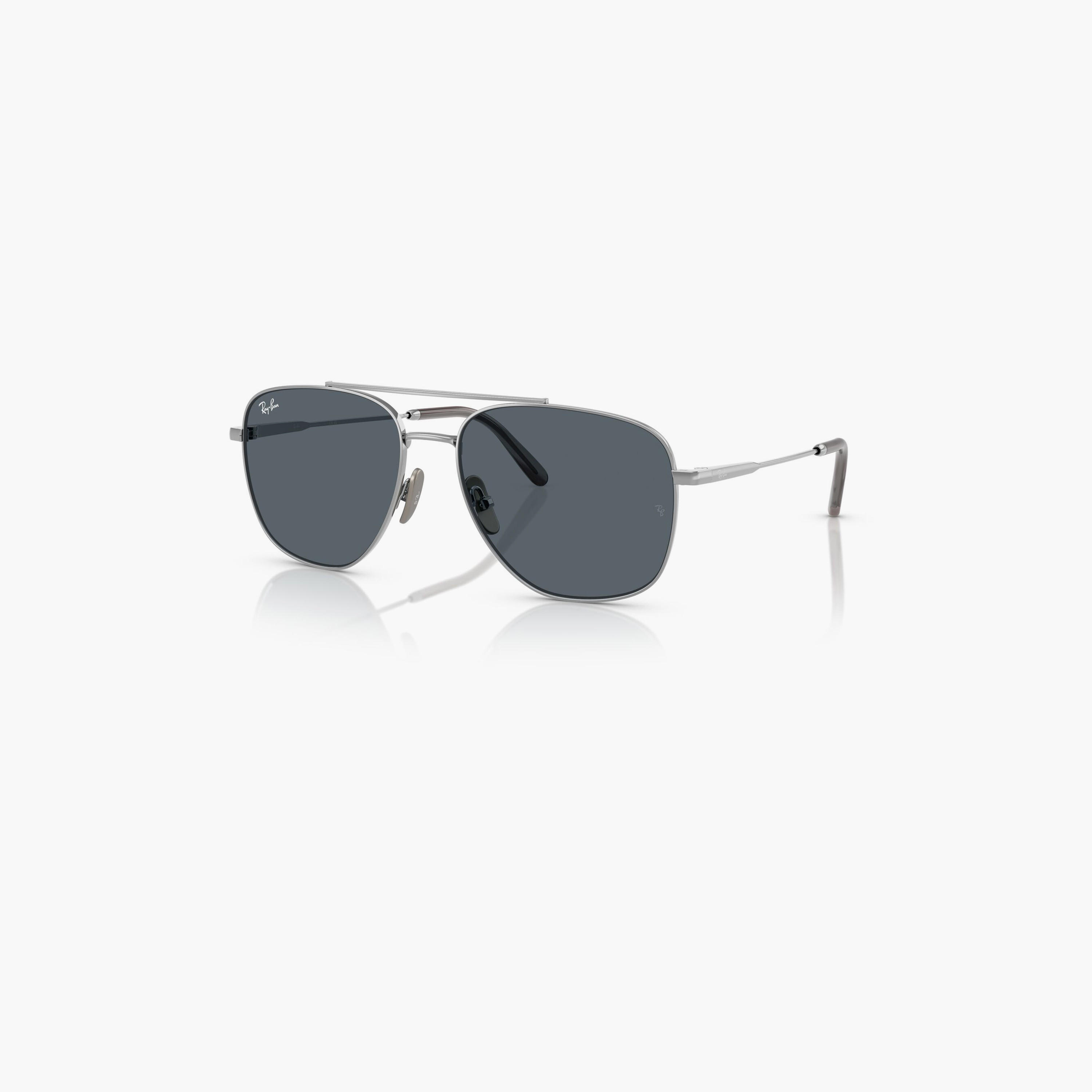 ريبان- نظارة شمسية مربعة زرقاء مقاس 59 مم من William Titanium - 0RB8097-men-sunglasses-image-1