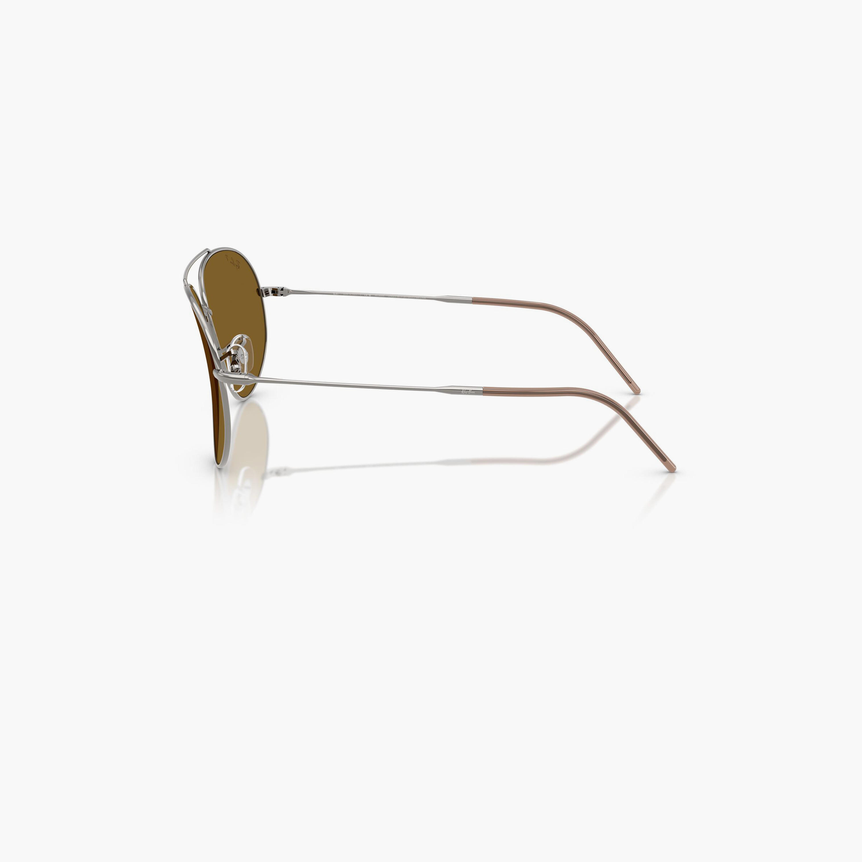 Ray-Ban Polarized 59MM Brown Aviator Sunglasses - 0RBR0101S-men-sunglasses-image-5