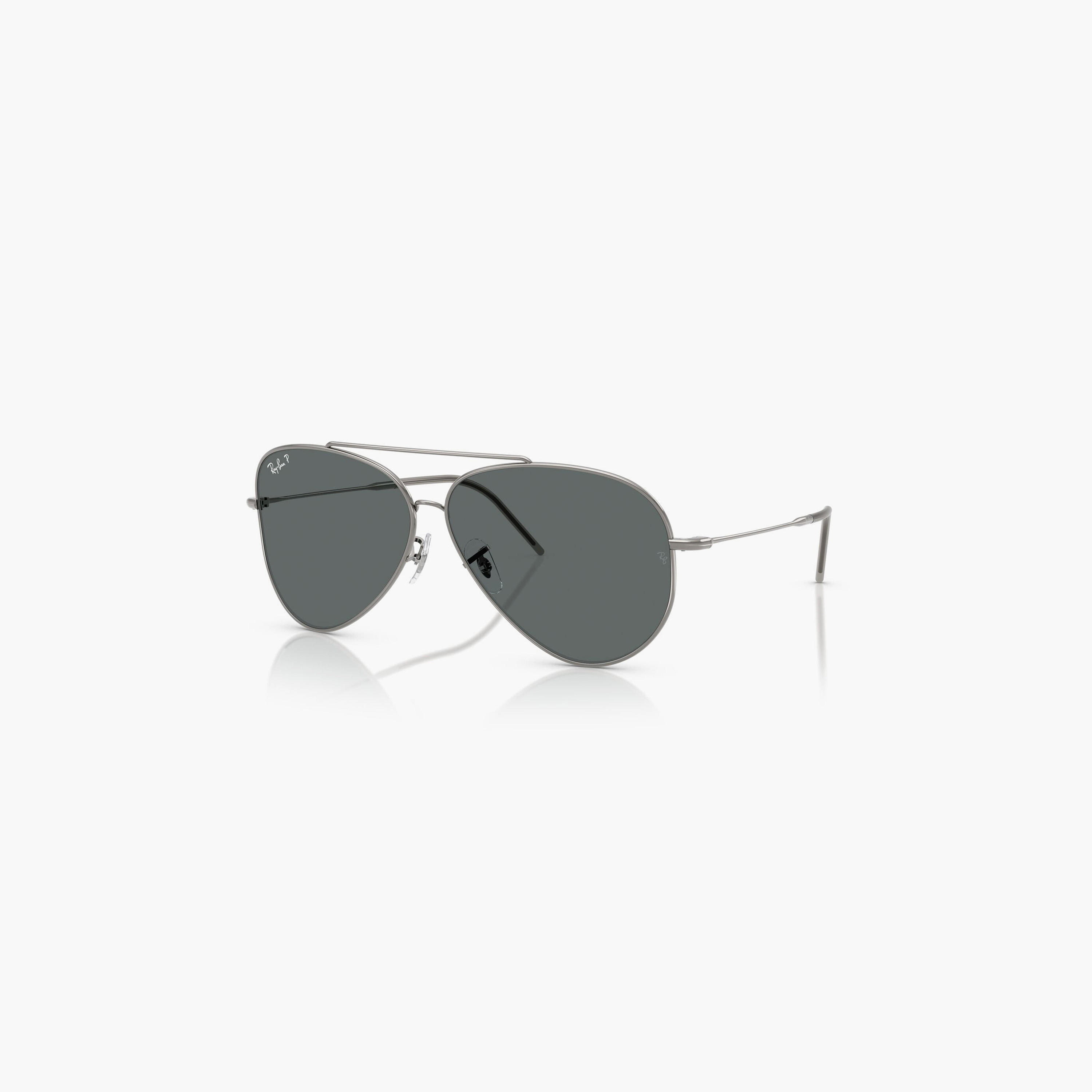 ريبان- نظارة شمسية مستقطبة مقاس 59 مم بنية إطار طيار - 0RBR0101S-men-sunglasses-image-1
