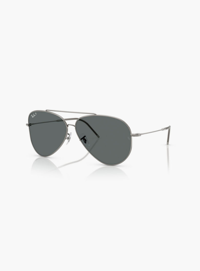 Ray-Ban Polarized 62MM Grey Aviator Sunglasses - 0RBR0101S-men-sunglasses-image-1