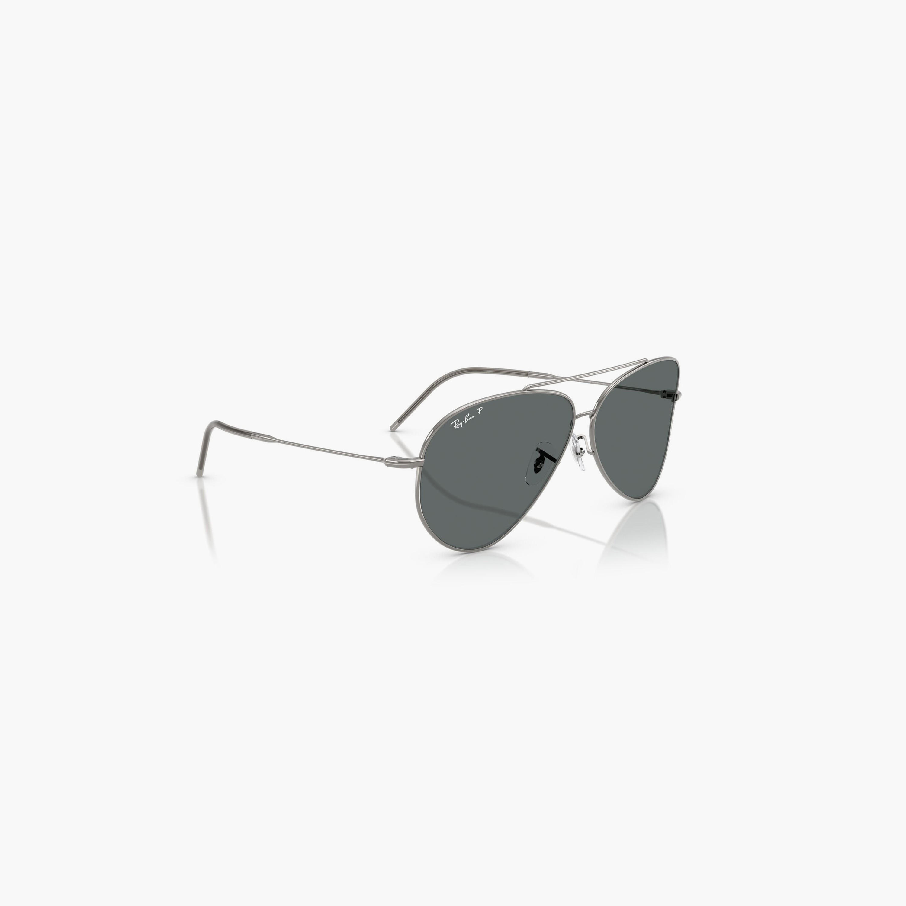 Ray-Ban Polarized 62MM Grey Aviator Sunglasses - 0RBR0101S-men-sunglasses-image-3
