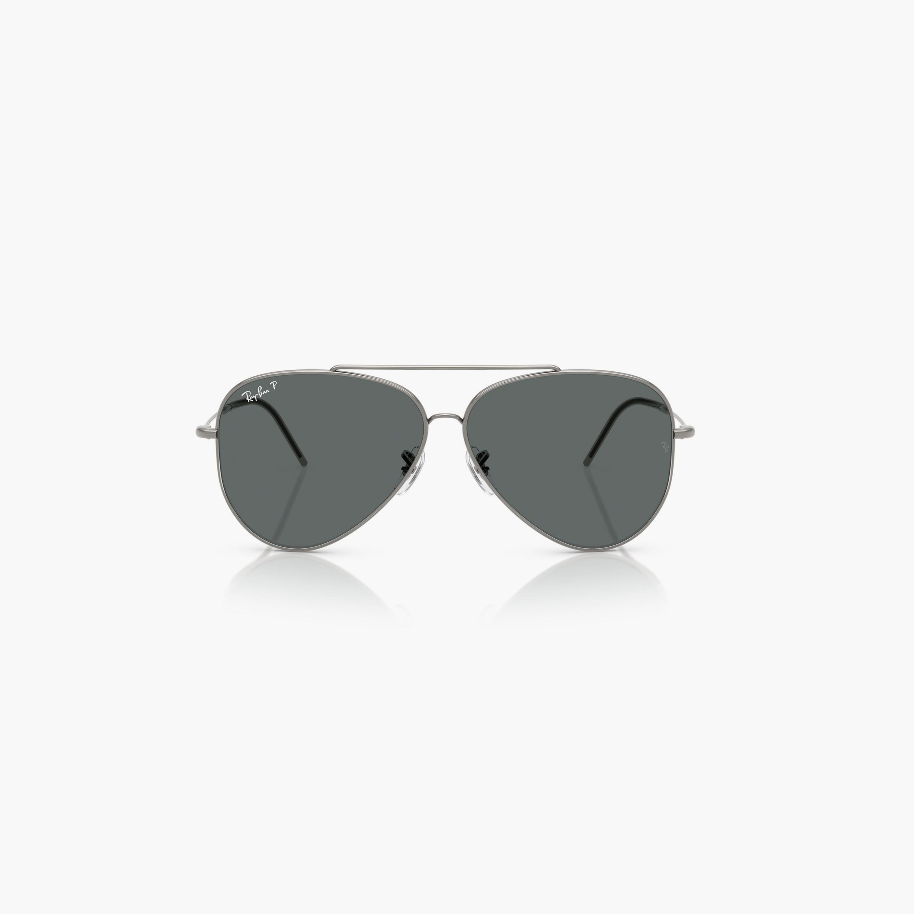 Ray-Ban Polarized 62MM Grey Aviator Sunglasses - 0RBR0101S-men-sunglasses-image-4