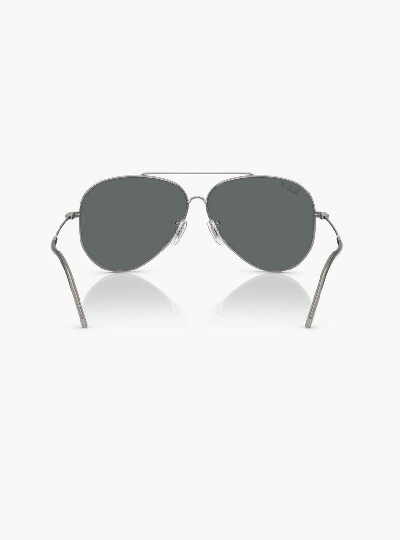 Ray-Ban Polarized 62MM Grey Aviator Sunglasses - 0RBR0101S-men-sunglasses-image-6