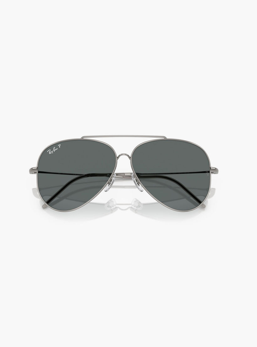 Ray-Ban Polarized 62MM Grey Aviator Sunglasses - 0RBR0101S-men-sunglasses-image-7