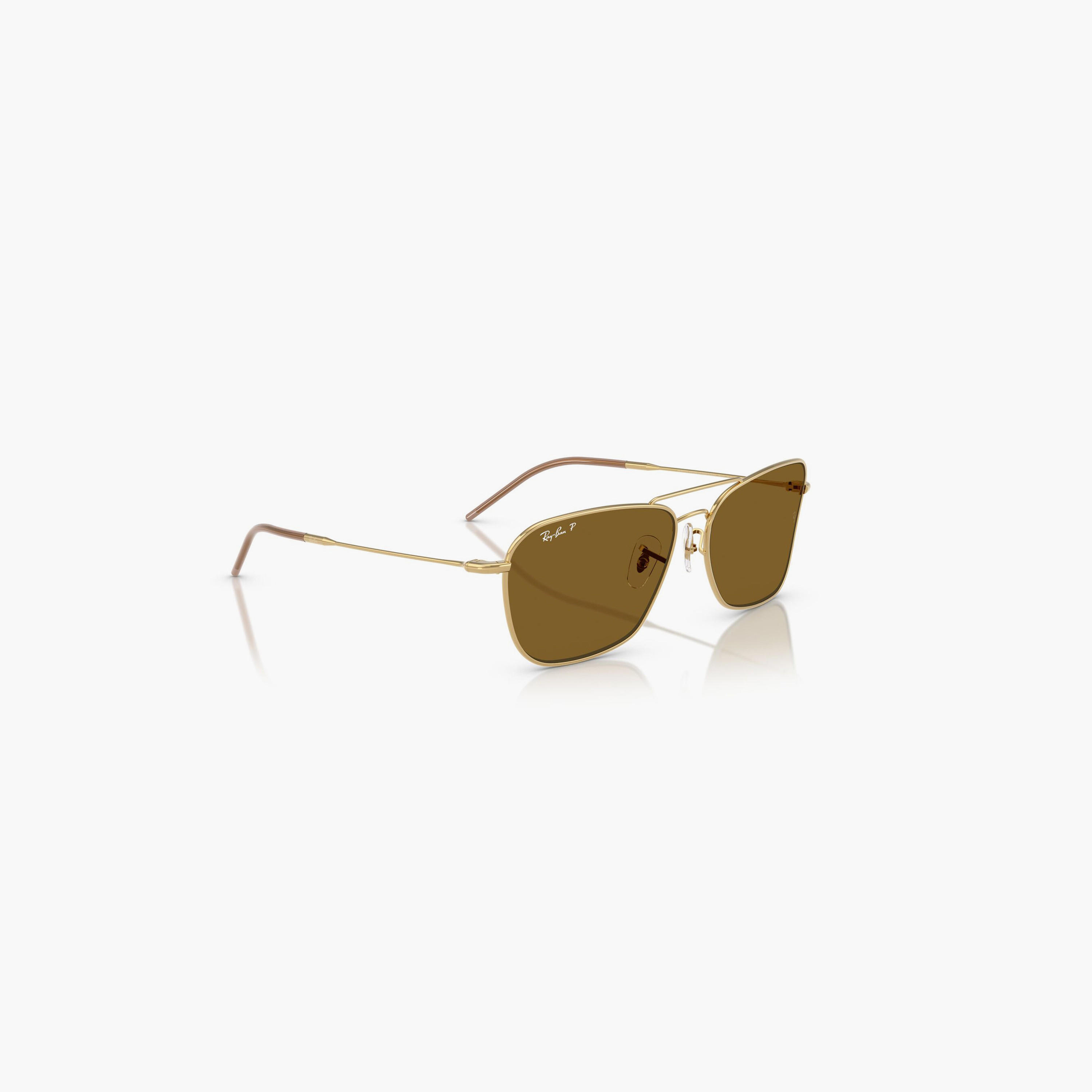 ريبان- نظارة شمسية كارافان ريفرس مستقطبة مقاس 61 مم بنية إطار مربع - 0RBR0102S-men-sunglasses-image-3