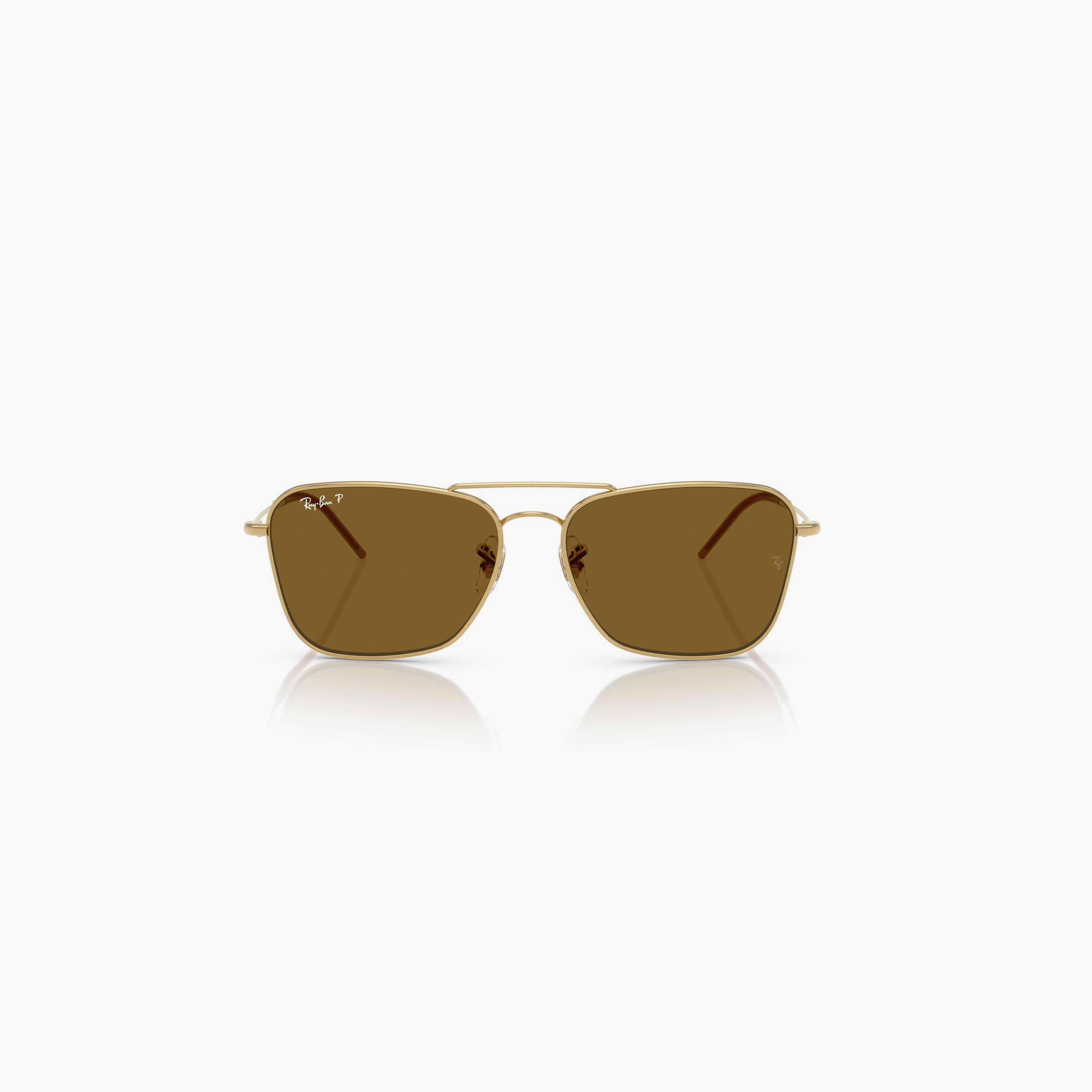ريبان- نظارة شمسية كارافان ريفرس مستقطبة مقاس 61 مم بنية إطار مربع - 0RBR0102S-men-sunglasses-image-4