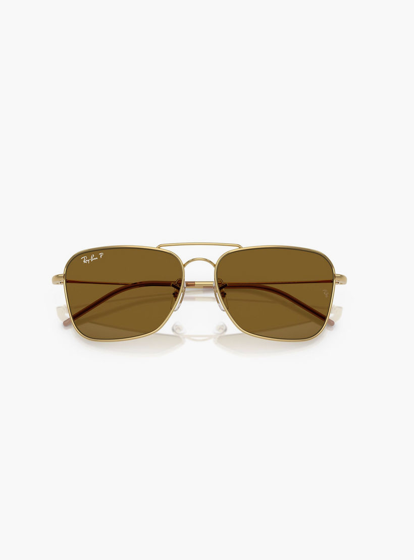 Ray-Ban Caravan Reverse Polarized 61MM Brown Square Sunglasses - 0RBR0102S-men-sunglasses-image-7