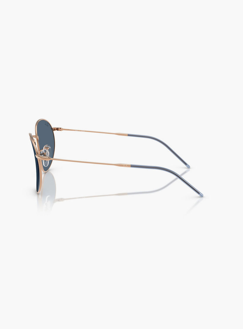 Ray-Ban Round Reverse 53MM Blue Oval Sunglasses - 0RBR0103S-men-sunglasses-image-5