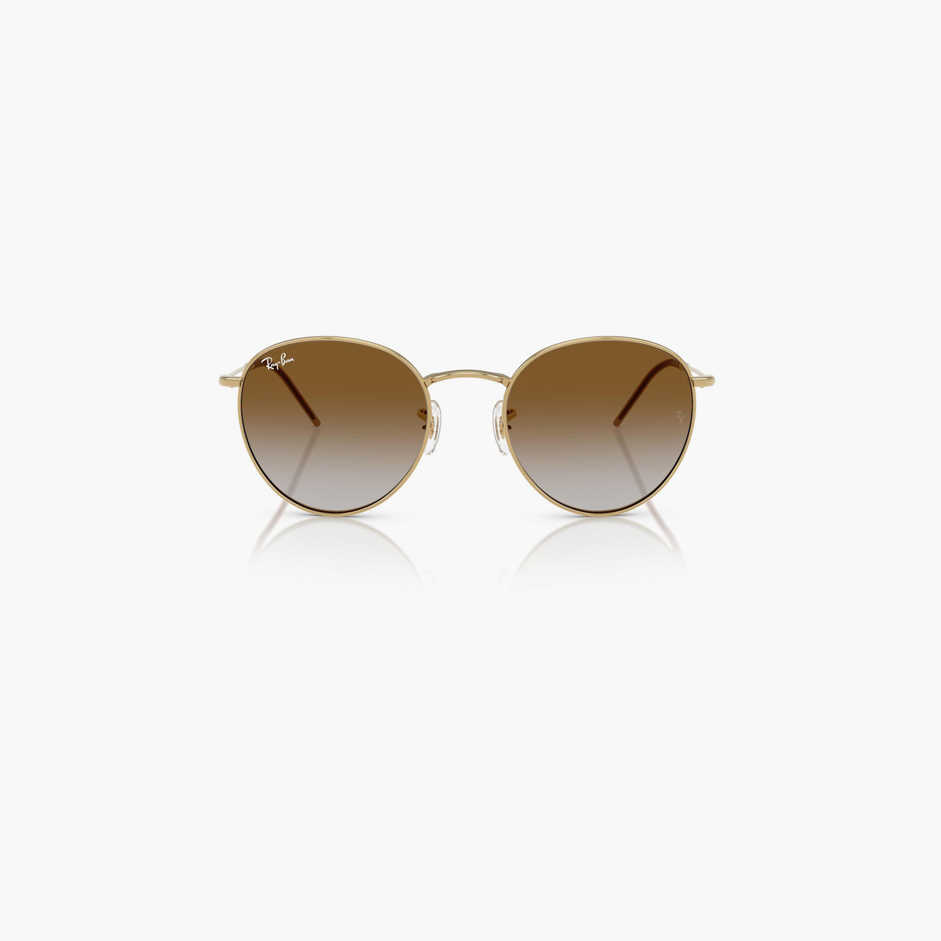 Ray-Ban Round Reverse 55MM Brown Oval Sunglasses - 0RBR0103S-men-sunglasses-image-4