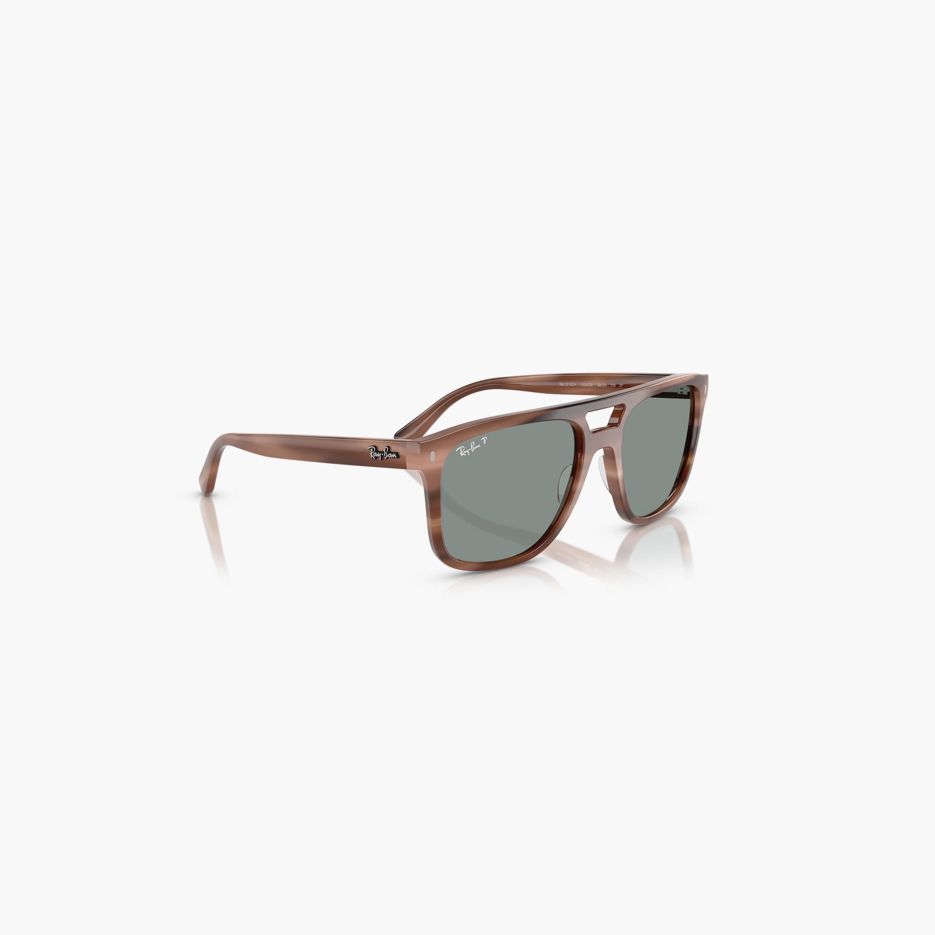 Ray-Ban 58MM Blue Square Sunglasses - 0RB2213CH-men-sunglasses-image-3
