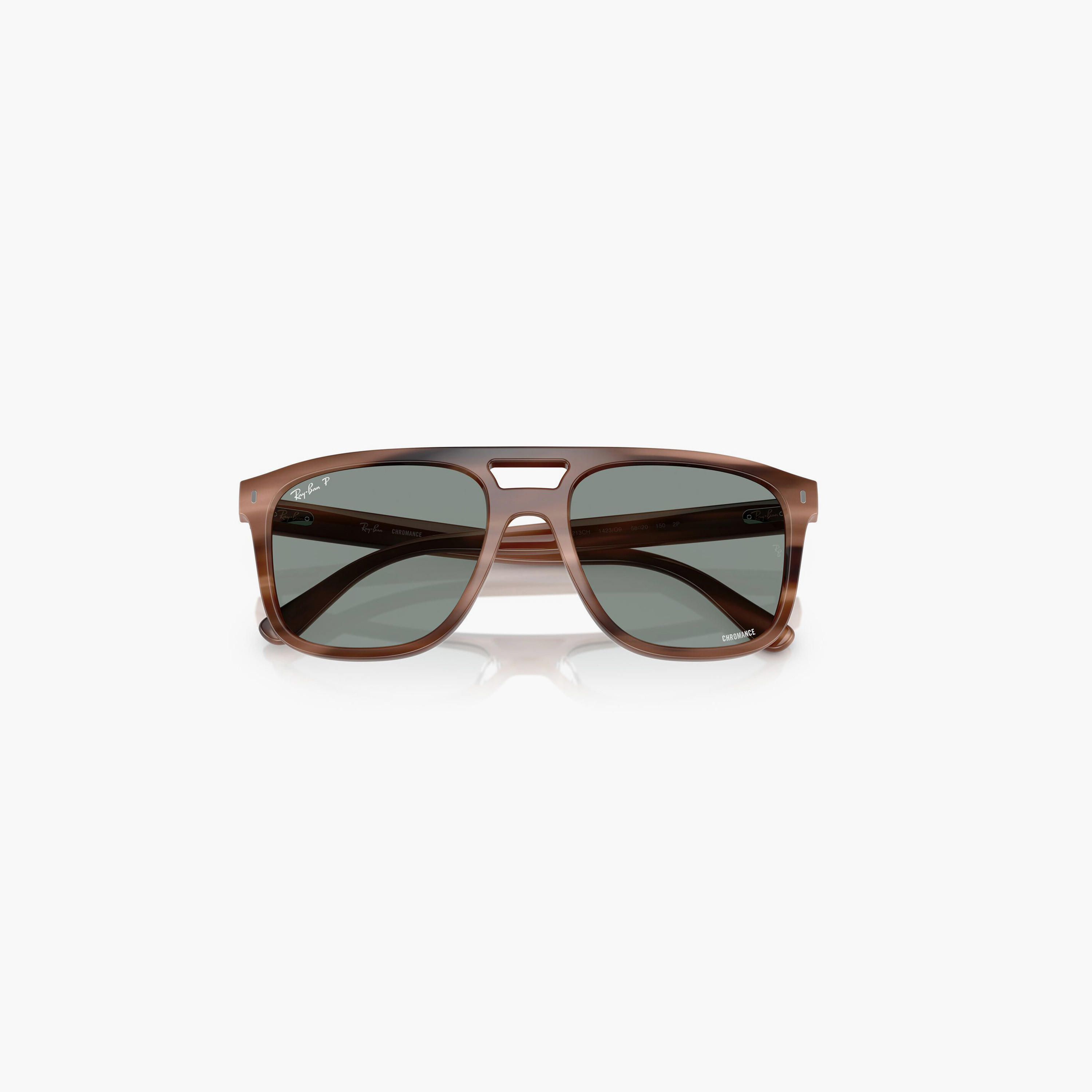 ريبان- نظارة شمسية مربعة زرقاء مقاس 58 مم - 0RB2213CH-men-sunglasses-image-7