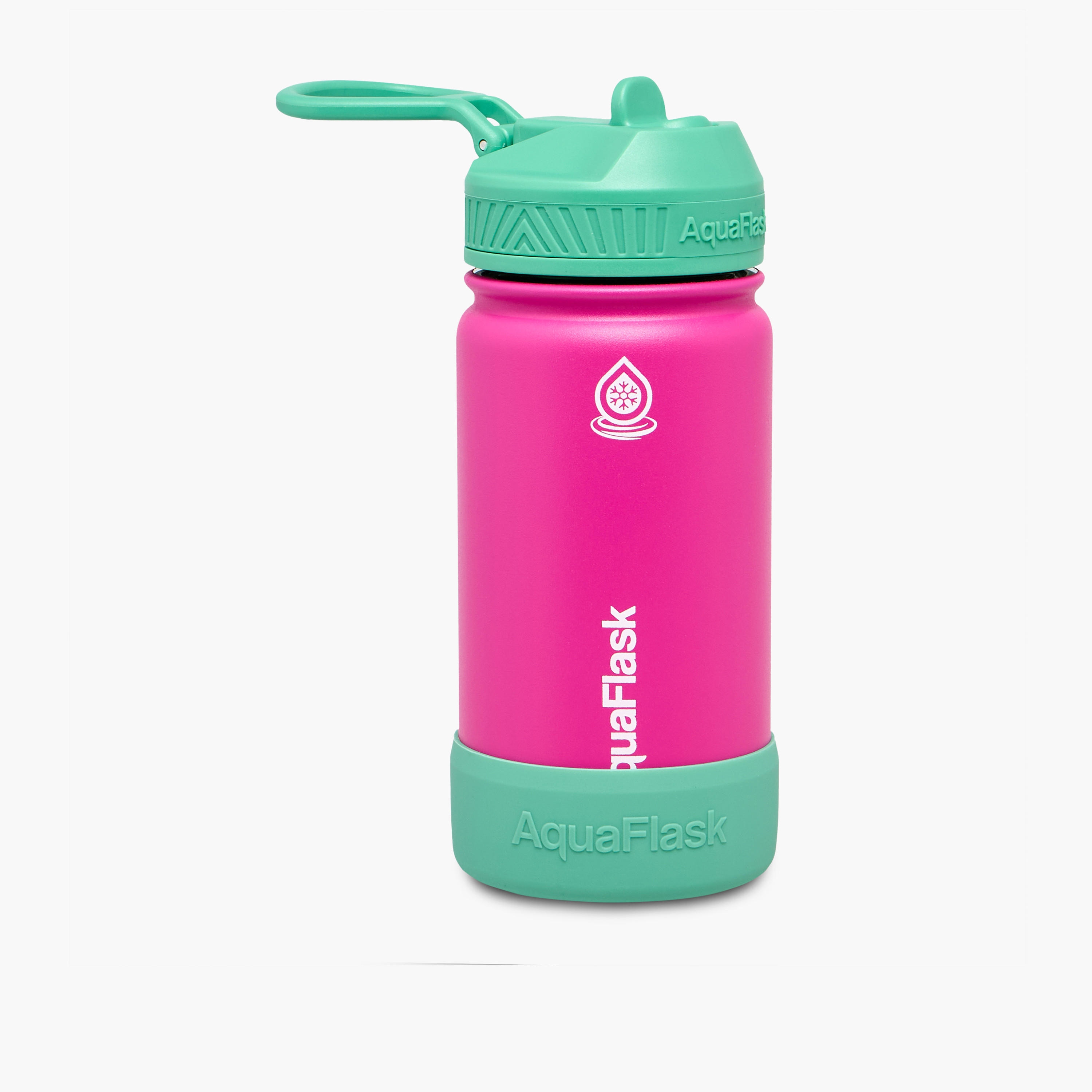 Printed Stainless Steel Sipper Water Bottle with Handle - 414 ml-school-waterbottles-image-1