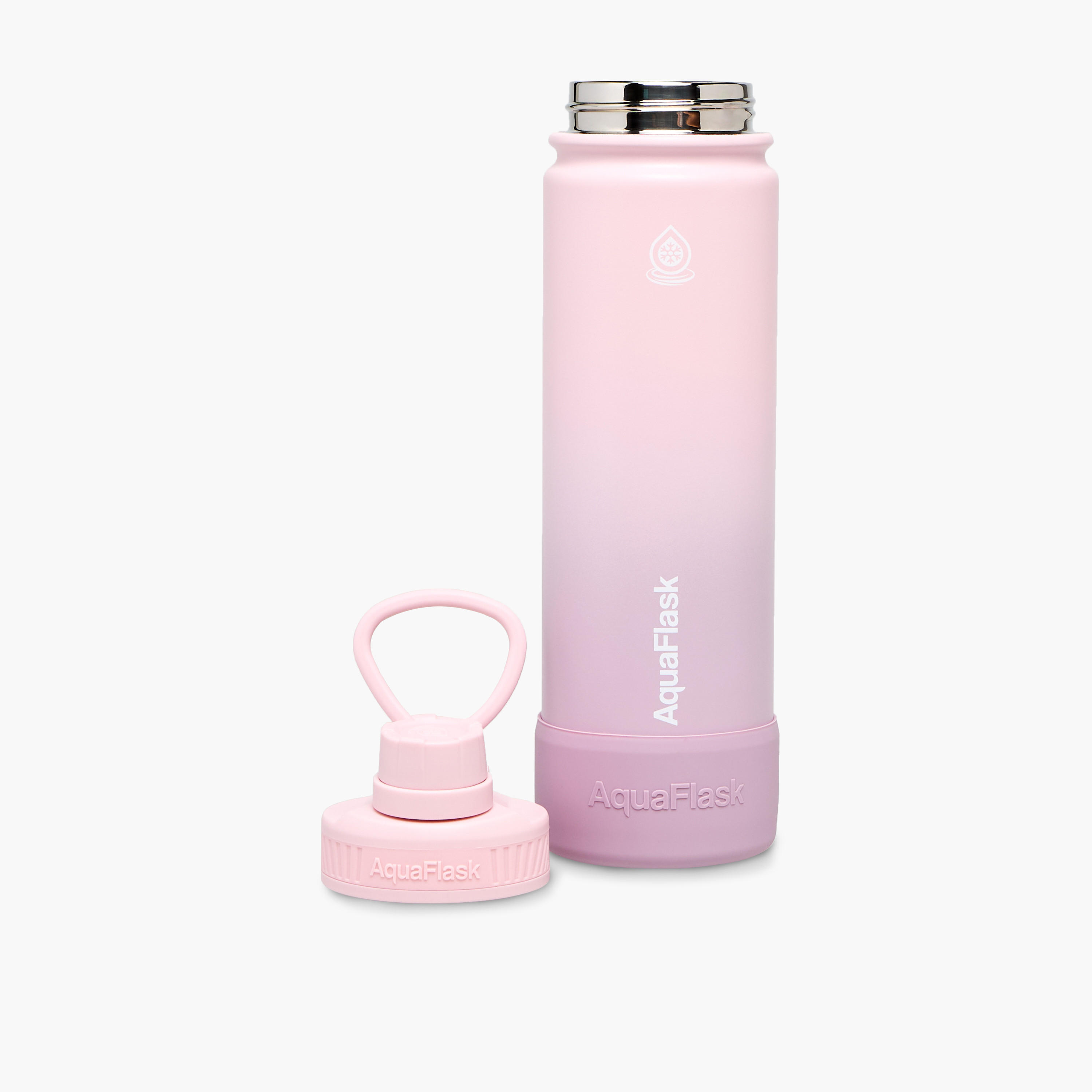 Ombre Stainless Steel Sipper Water Bottle with Handle - 650 ml-school-waterbottles-image-2
