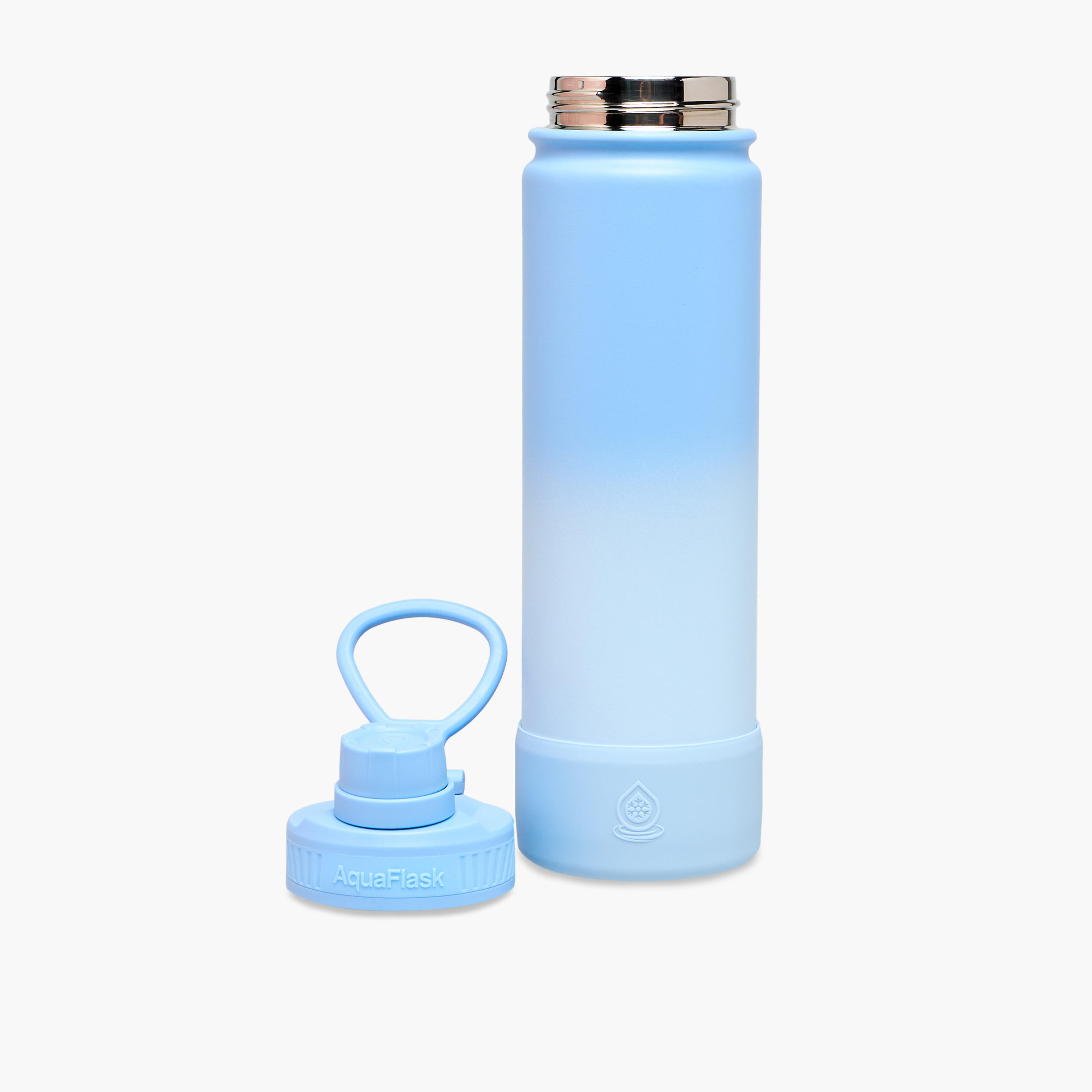 Ombre Stainless Steel Sipper Water Bottle with Handle - 650 ml-school-waterbottles-image-3