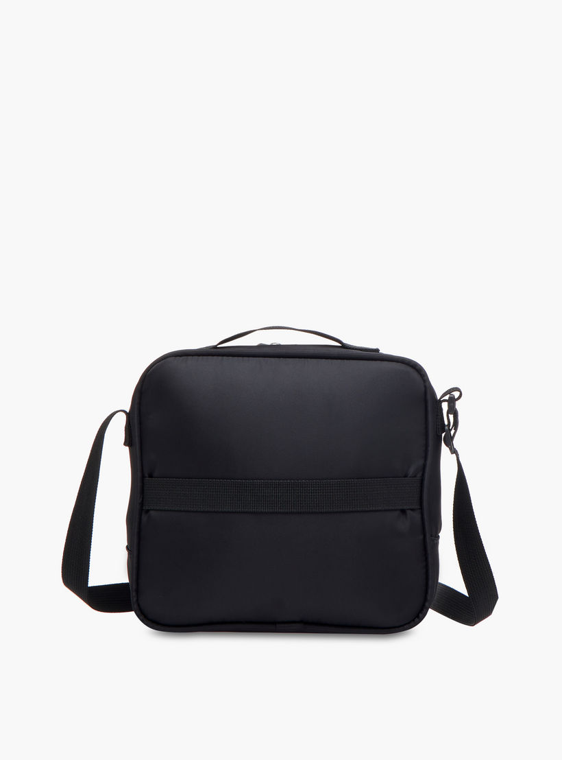 US POLO ASSN. Logo Print Lunch Bag with Zip Closure-school-lunchessentials-lunchbags-image-3