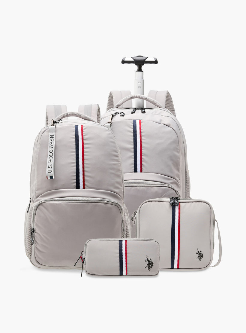 US POLO ASSN. Logo Print Lunch Bag with Zip Closure-school-lunchessentials-lunchbags-image-9