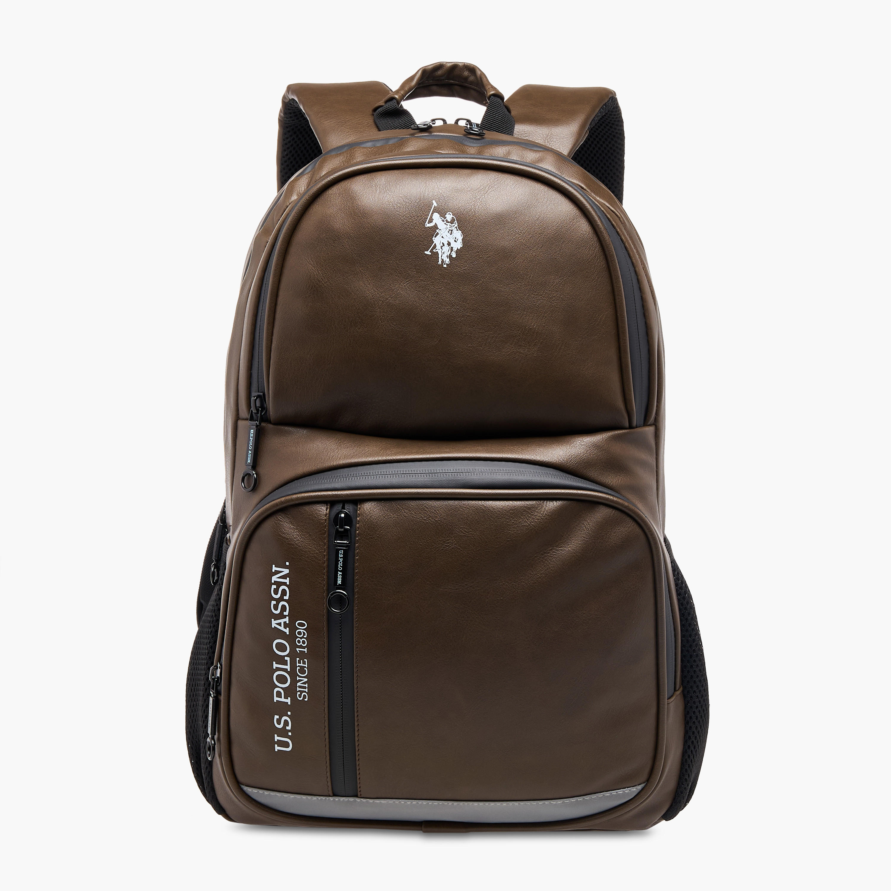 US POLO ASSN. Logo Detail 18-inch Backpack with Adjustable Shoulder Straps - 45x31x14 cms-school-bagsandbackpacks-backpacks-image-1