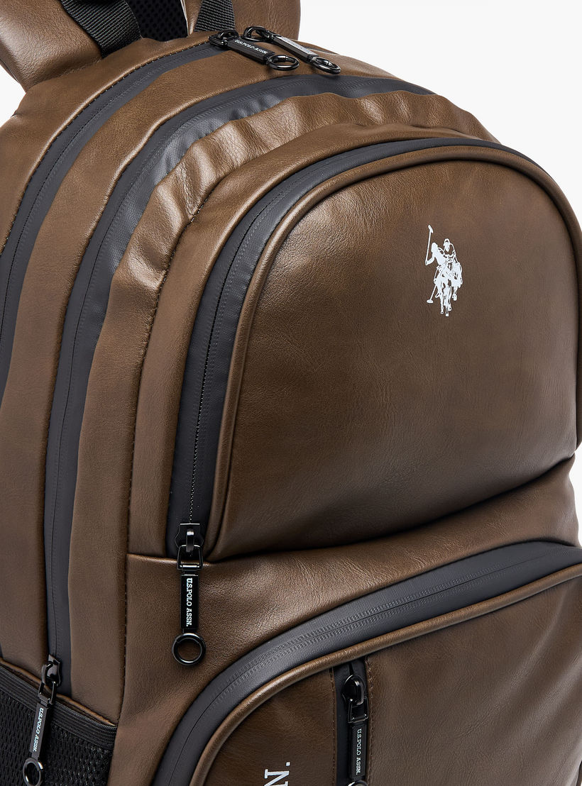 US POLO ASSN. Logo Detail 18-inch Backpack with Adjustable Shoulder Straps - 45x31x14 cms-school-bagsandbackpacks-backpacks-image-9