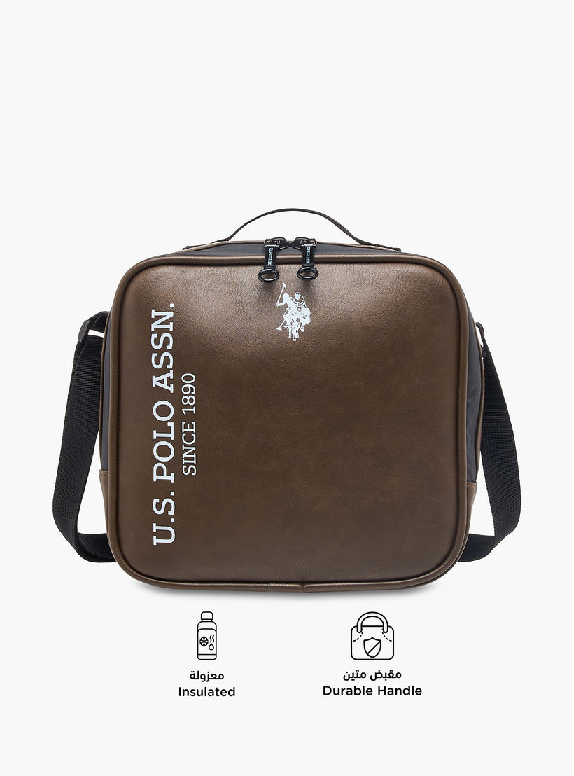 شنطة غداء بسحاب إغلاق وطبعات شعار من يو إس بولو أسن-school-lunchessentials-lunchbags-image-4