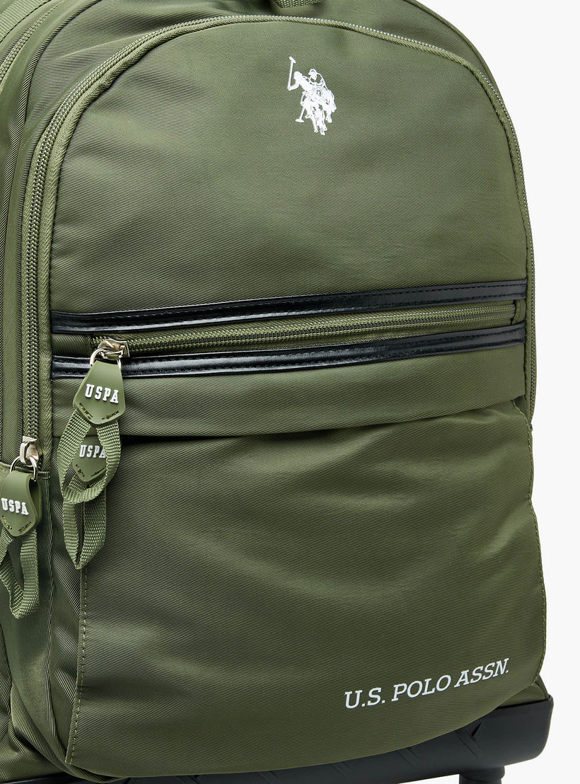 US POLO ASSN. Solid Trolley Bag for Kids 8-13 Years with Front Pocket – 18 inches-school-bagsandbackpacks-trolleybags-image-10