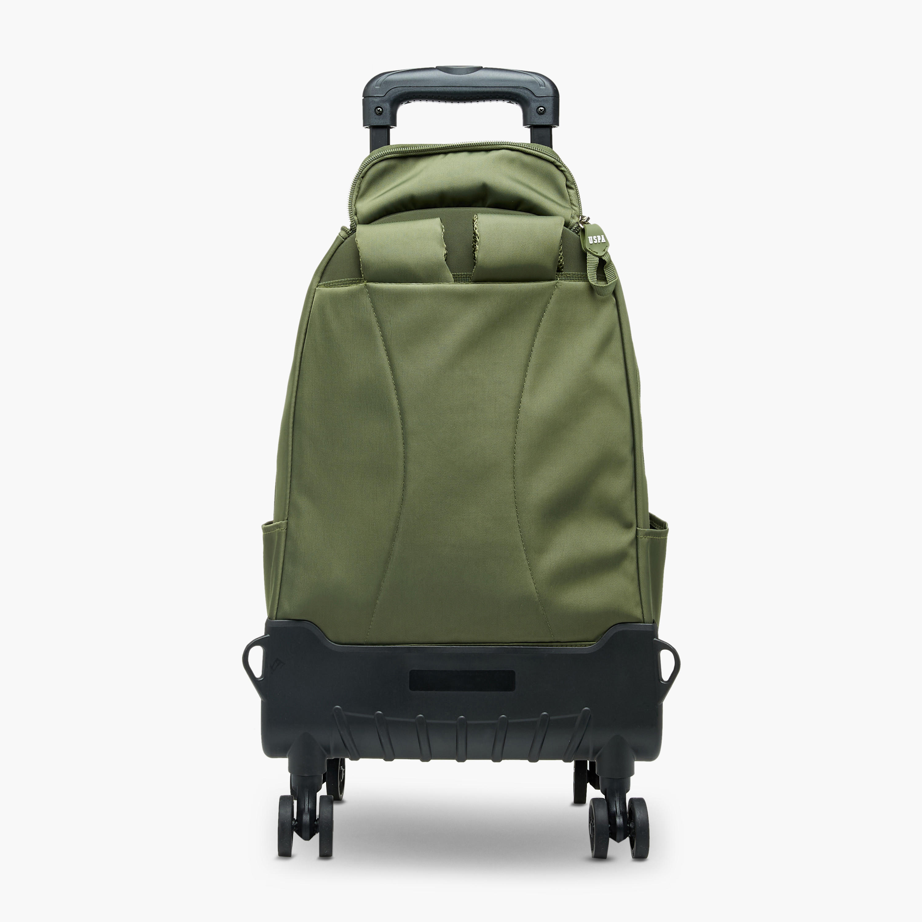 US POLO ASSN. Solid Trolley Bag for Kids 8-13 Years with Front Pocket – 18 inches-school-bagsandbackpacks-trolleybags-image-8