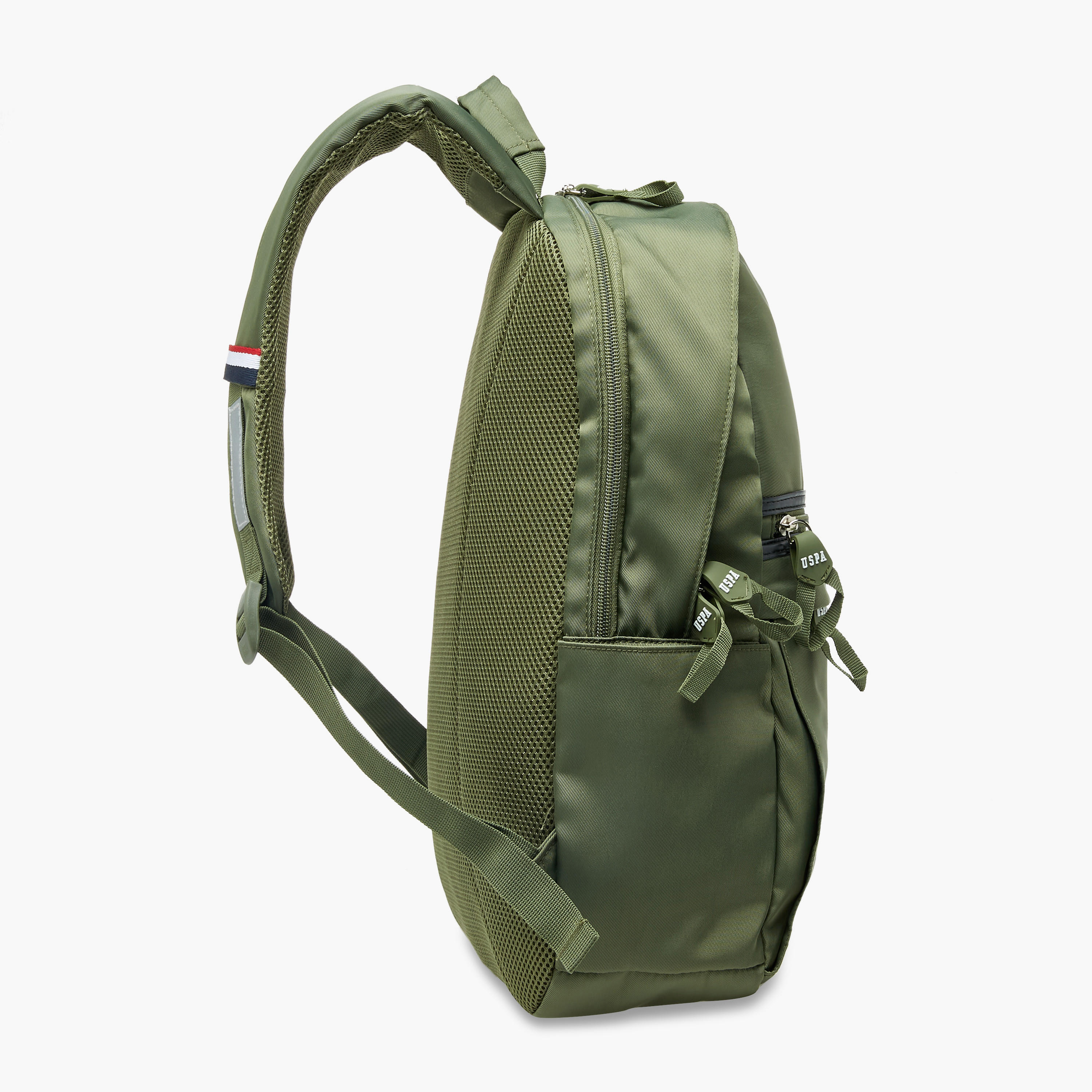 شنطة ظهر بتفاصيل شعار وأحزمة كتف قابلة للتعديل من يو إس بولو أسن - 46x30x12 سم-school-bagsandbackpacks-backpacks-image-5