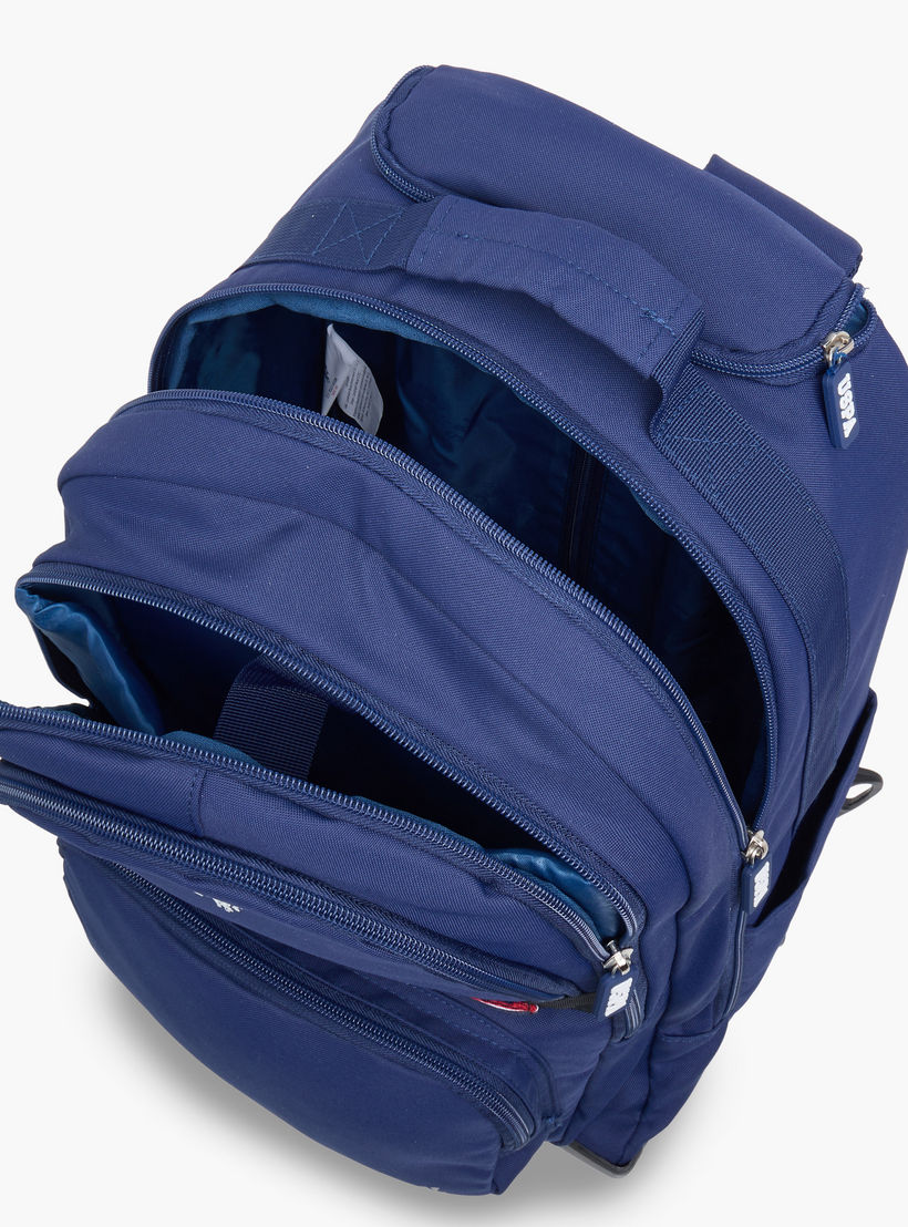 US POLO ASSN. Solid 18-inch Trolley Backpack with Retractable Handle - 46x30x21 cms-school-bagsandbackpacks-trolleybags-image-13