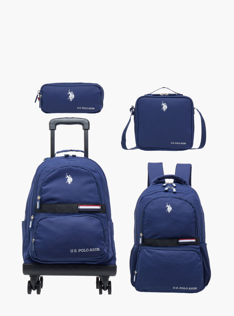US POLO ASSN. Solid 18-inch Trolley Backpack with Retractable Handle - 46x30x21 cms-school-bagsandbackpacks-trolleybags-image-15
