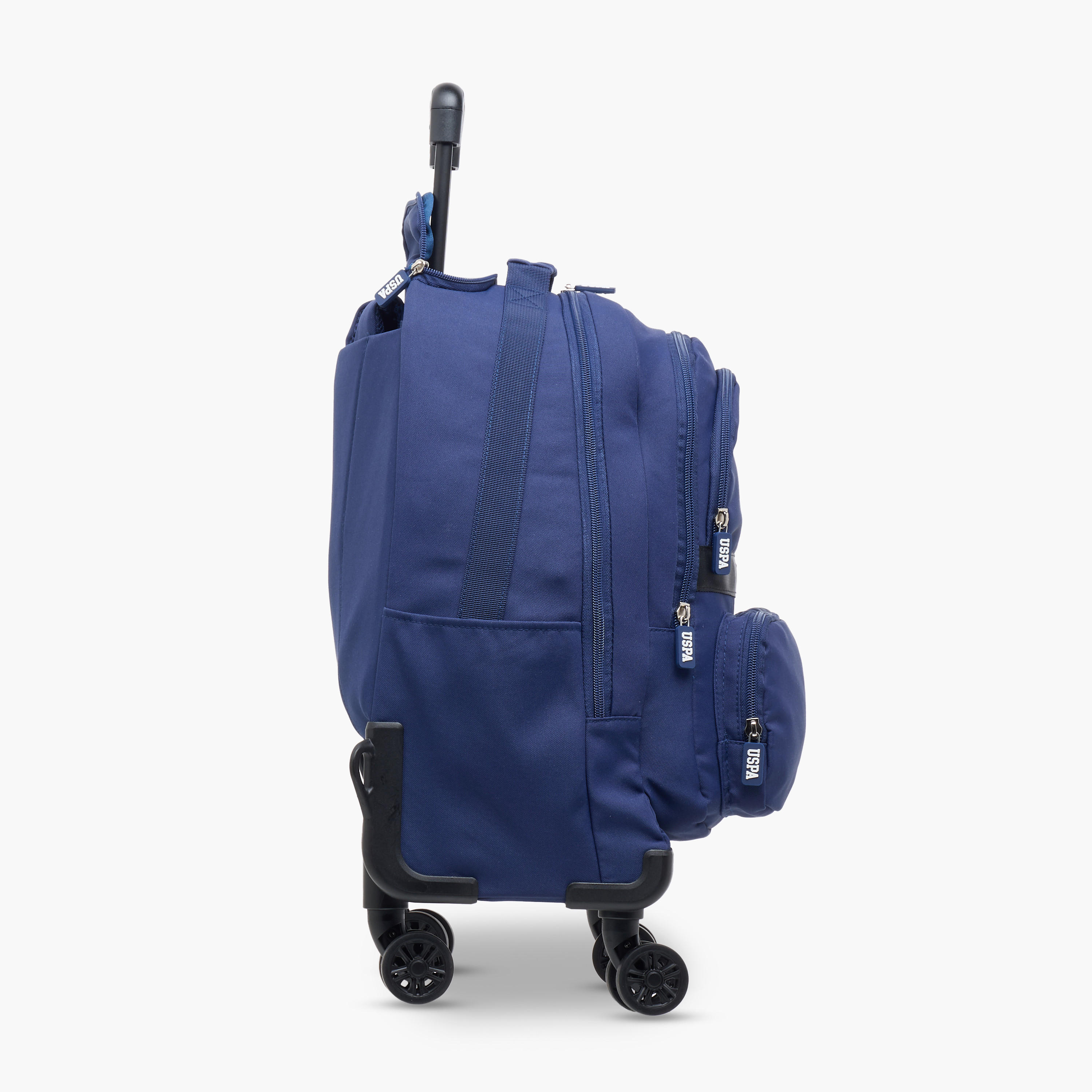 US POLO ASSN. Solid 18-inch Trolley Backpack with Retractable Handle - 46x30x21 cms-school-bagsandbackpacks-trolleybags-image-3