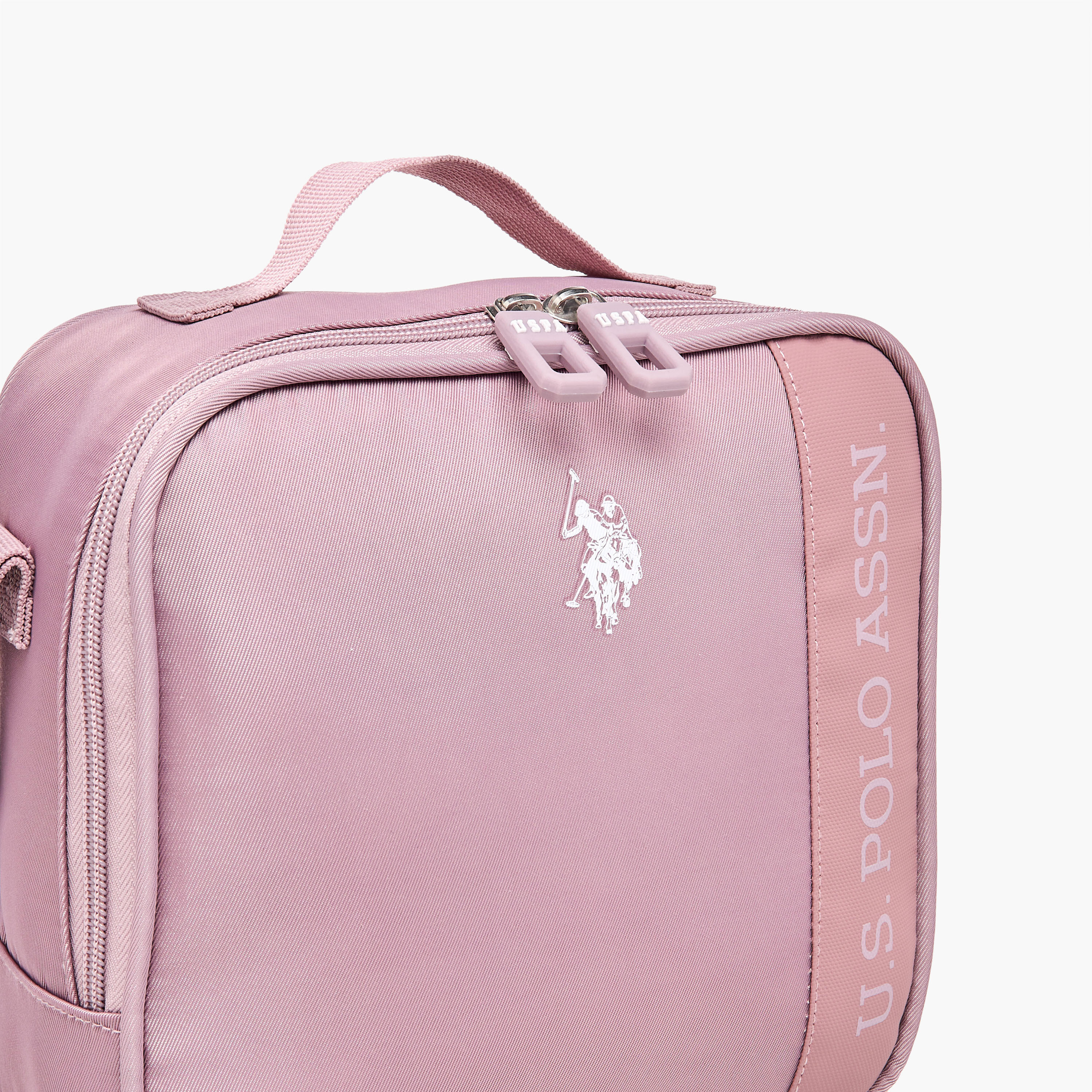 US Polo ASSN. Logo Print Lunch Bag with Zip Closure-school-lunchessentials-lunchbags-image-5