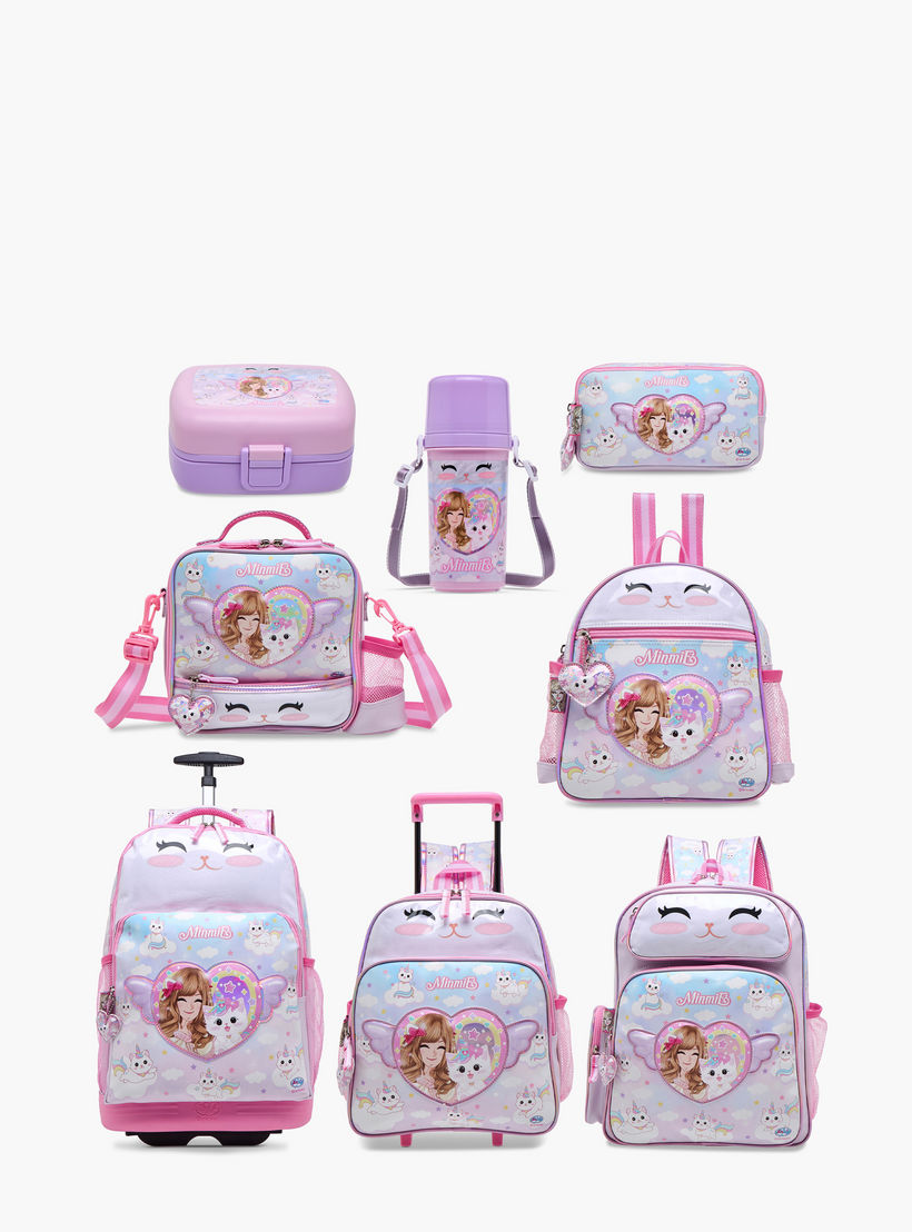 Minmie Caticorn Print 16-inch Backpack with Adjustable Shoulder Straps - 31x13x40 cms-school-bagsandbackpacks-backpacks-image-11